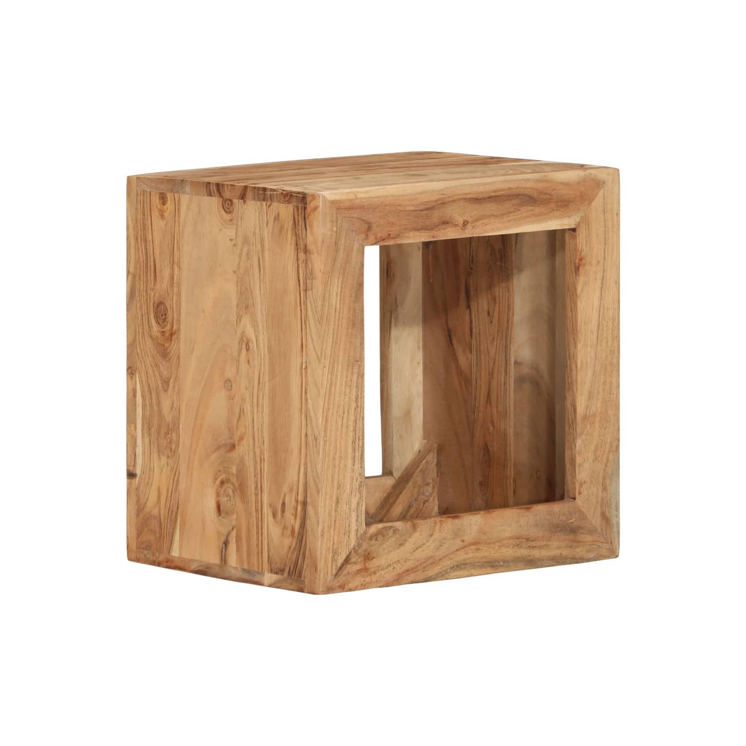 vidaXL Stool 40x30x40 cm Solid Wood Acacia