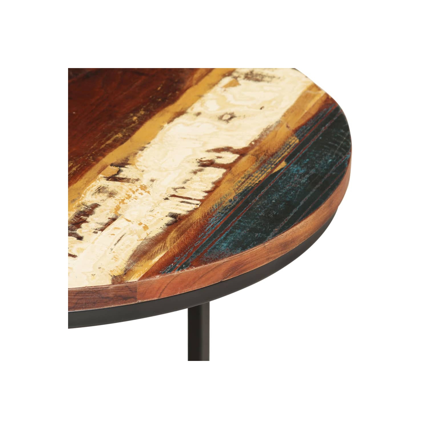 vidaXL Nesting Tables 2 pcs Solid Reclaimed Wood