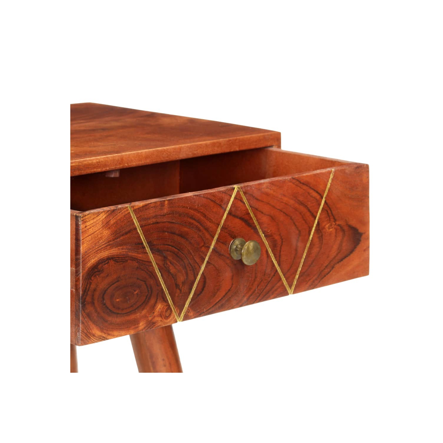 vidaXL Console Table 90x35x76 cm Solid Acacia Wood