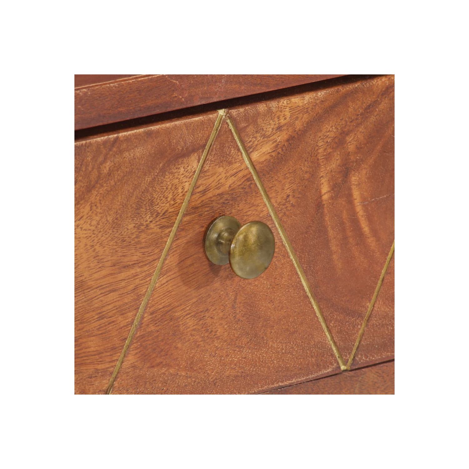 vidaXL Console Table 90x35x76 cm Solid Acacia Wood