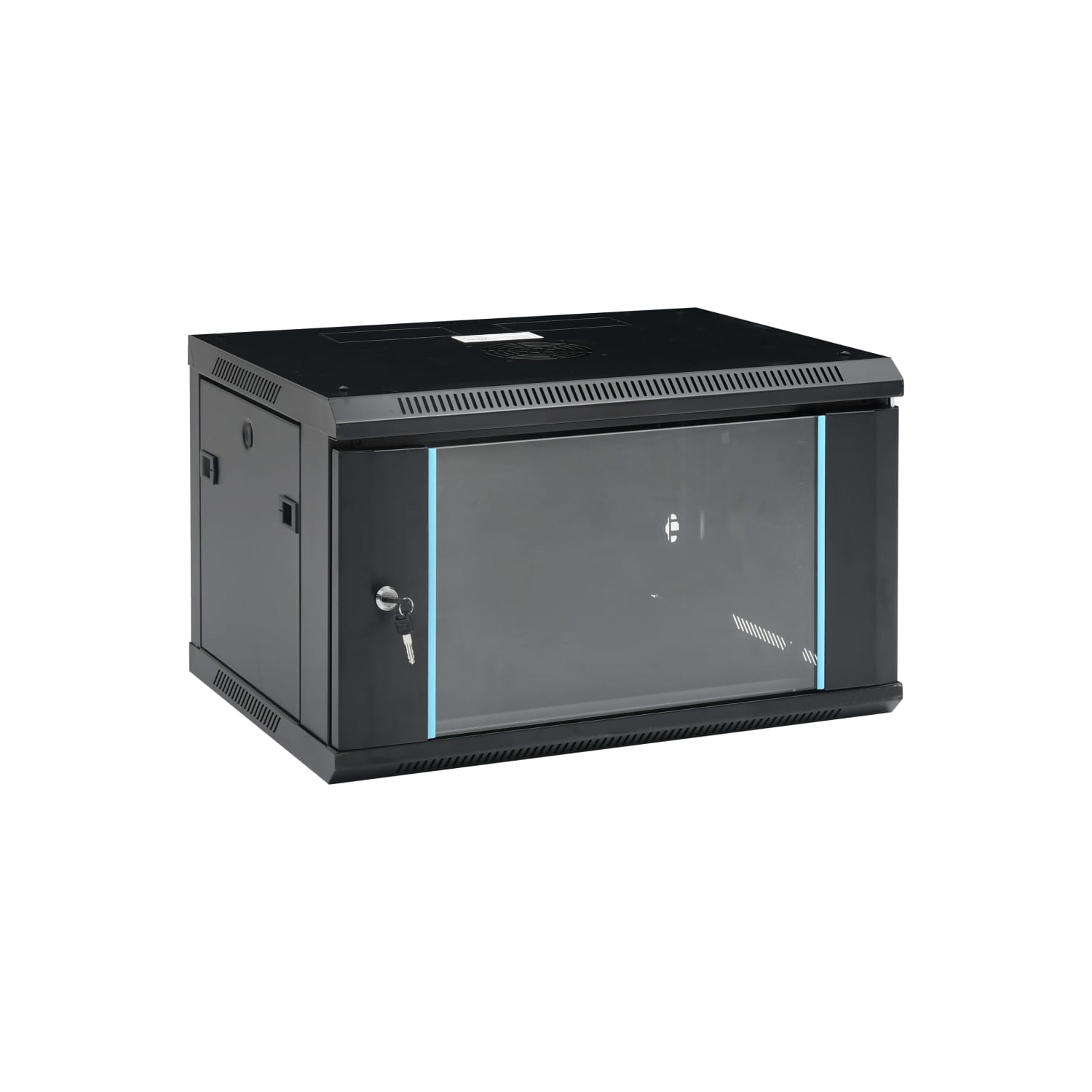 vidaXL 6U Wall Mounted Network Cabinet 19 IP20 600x450x375 mm