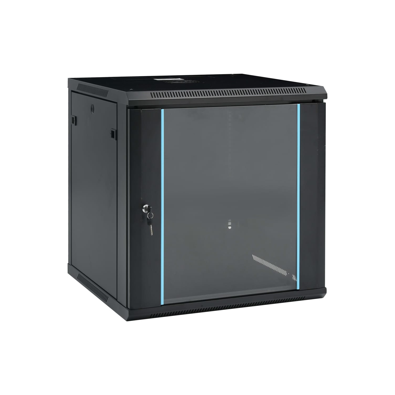 vidaXL 12U Wall Mounted Network Cabinet 19 IP20 600x600x640 mm