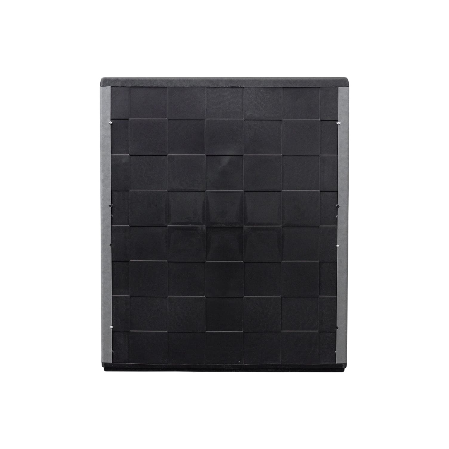 vidaXL Garden Storage Cabinet Grey and Black 68x37x84 cm PP