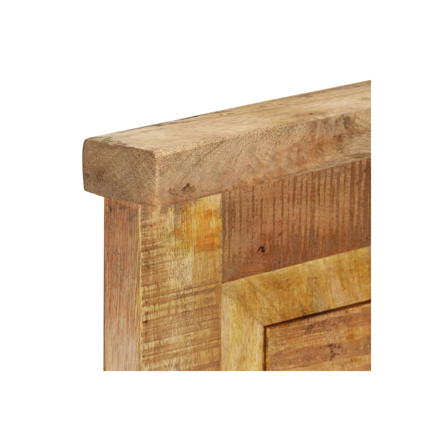 VidaXL portemanteaux 2 pièces en bois massif mangue 38 x 100&nbsp;cm