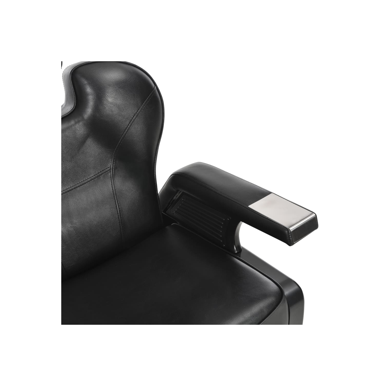 vidaXL Barber Chair Black 72x68x98 cm Faux Leather