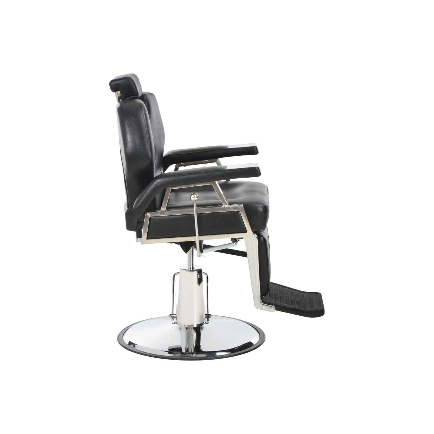 vidaXL Barber Chair Black 72x68x98 cm Faux Leather