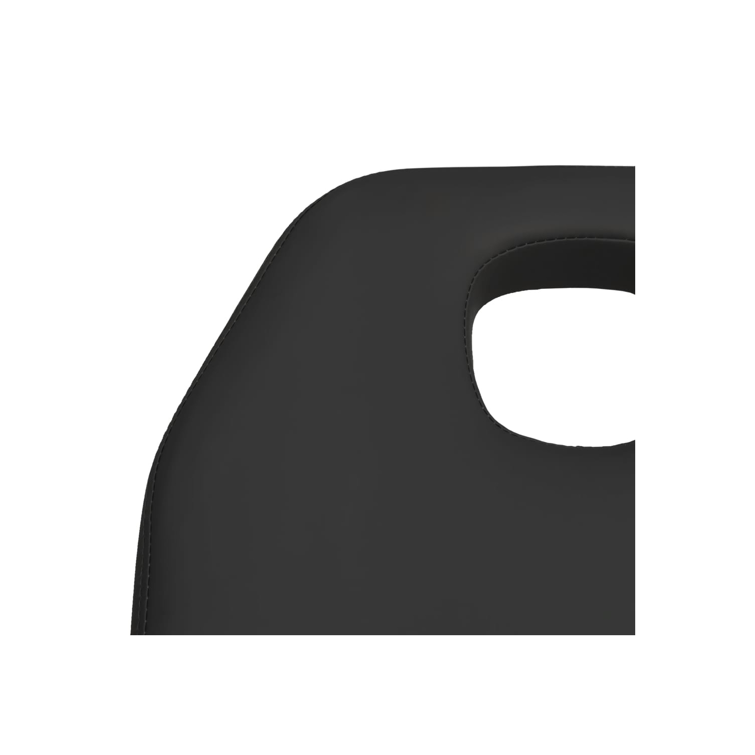 vidaXL Massage Table Black 180x62x(87-112) cm