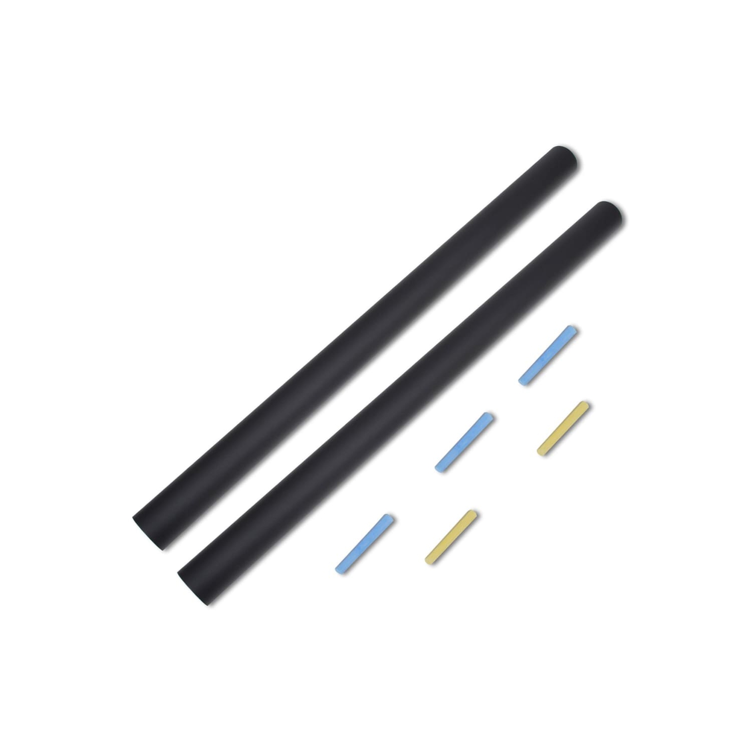 vidaXL Wall Sticker Blackboard 0.6 x 2 m 2 Rolls with Chalks