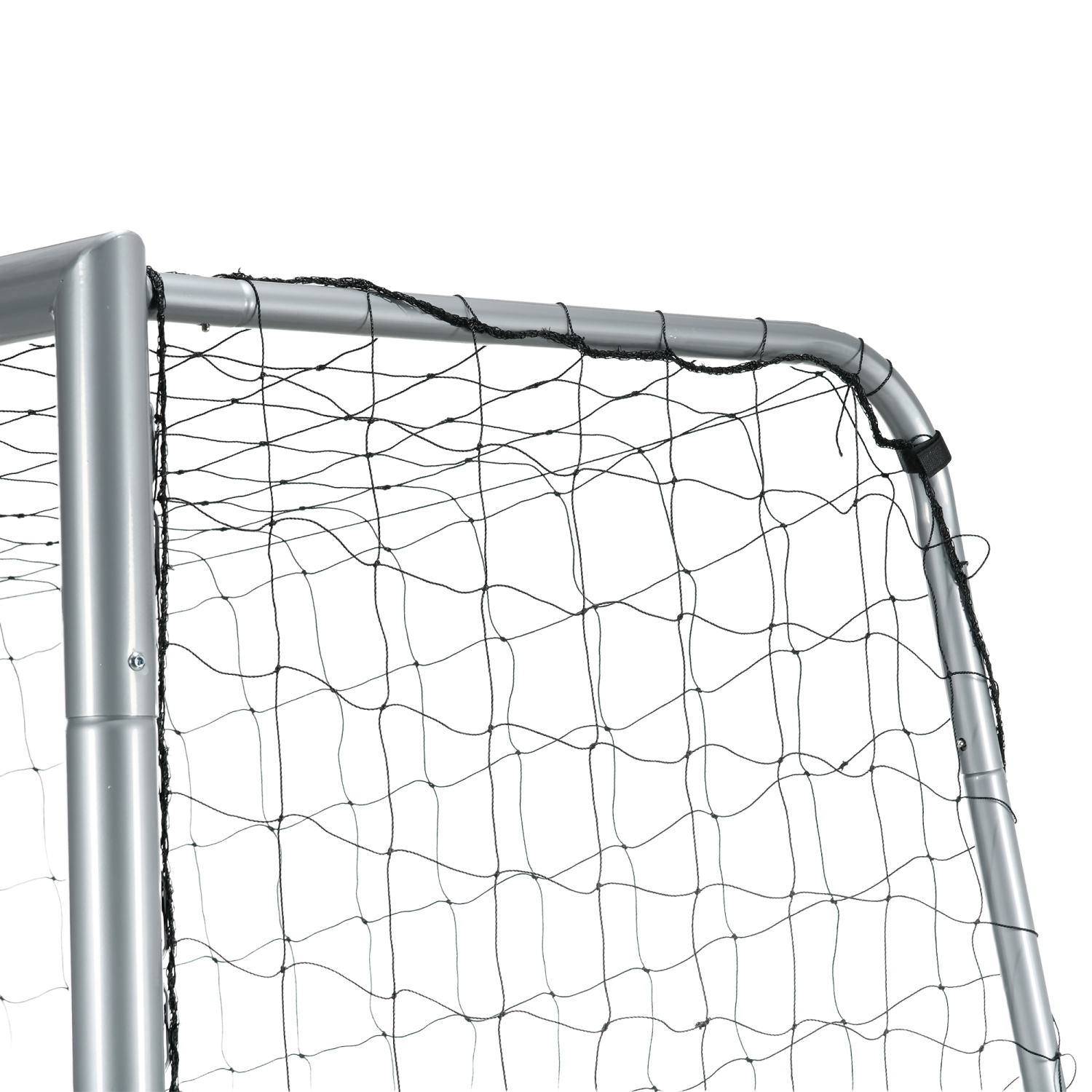 Soozier 10ft x 6.5ft Soccer Goal, Soccer Net with Ground Stakes, Quick and Simple Set Up Training Goal