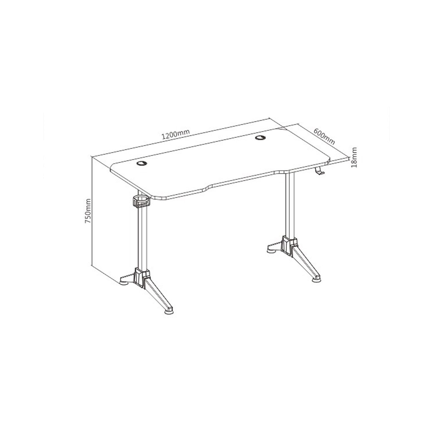 Boost Industries GD120-UR Gaming Desk