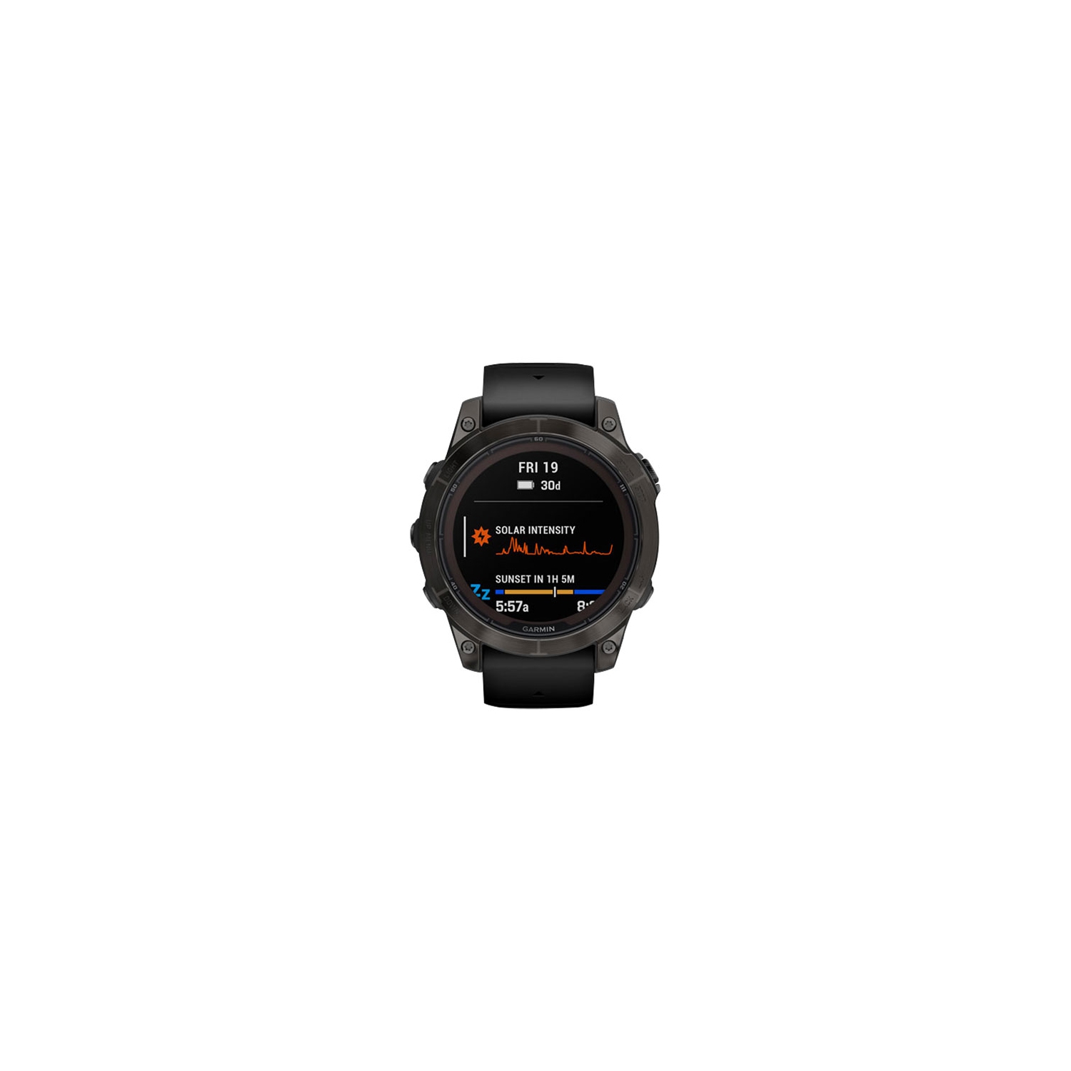 Open Box - Garmin fenix 7 Pro Sapphire Solar 47mm GPS Watch with Heart Rate Monitor - Carbon Grey/Black