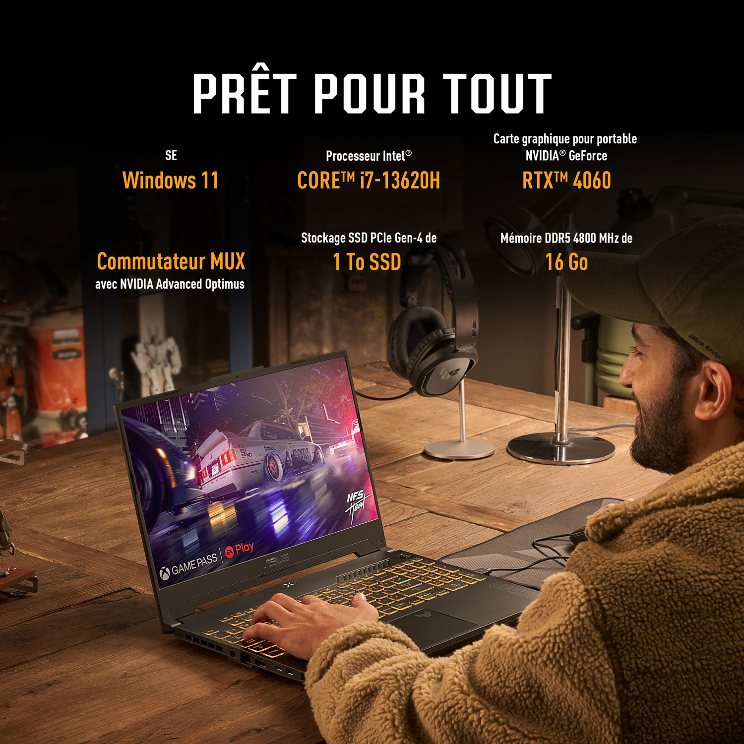 ASUS TUF Gaming F15 15.6" 144Hz Gaming Laptop