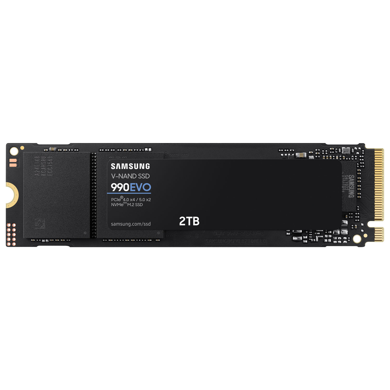 Samsung 990 EVO 2TB NVMe PCI-e Internal Solid State Drive (MZ-V9E2T0B/AM) - English - Black/Red