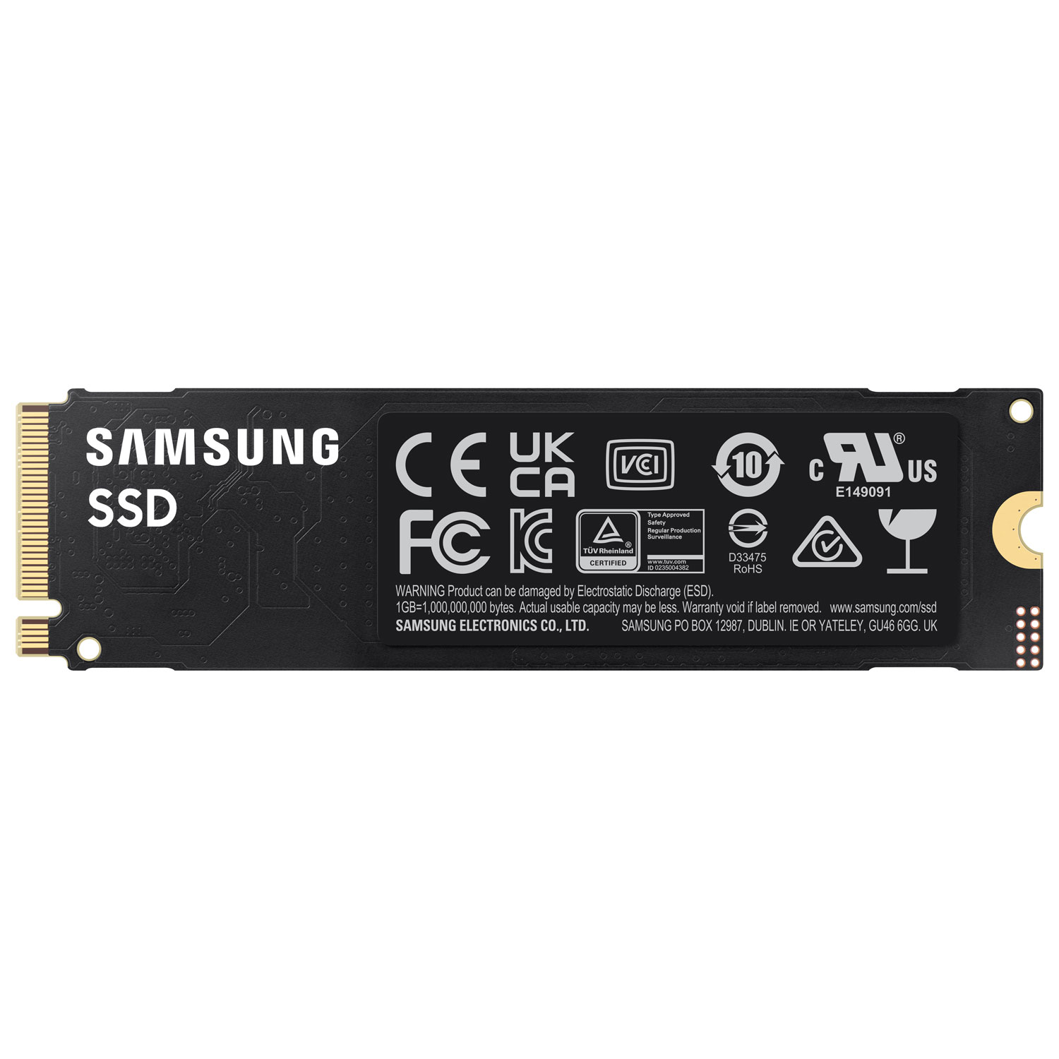 Samsung 990 EVO 2TB NVMe PCI-e Internal Solid State Drive - English - Black/Red