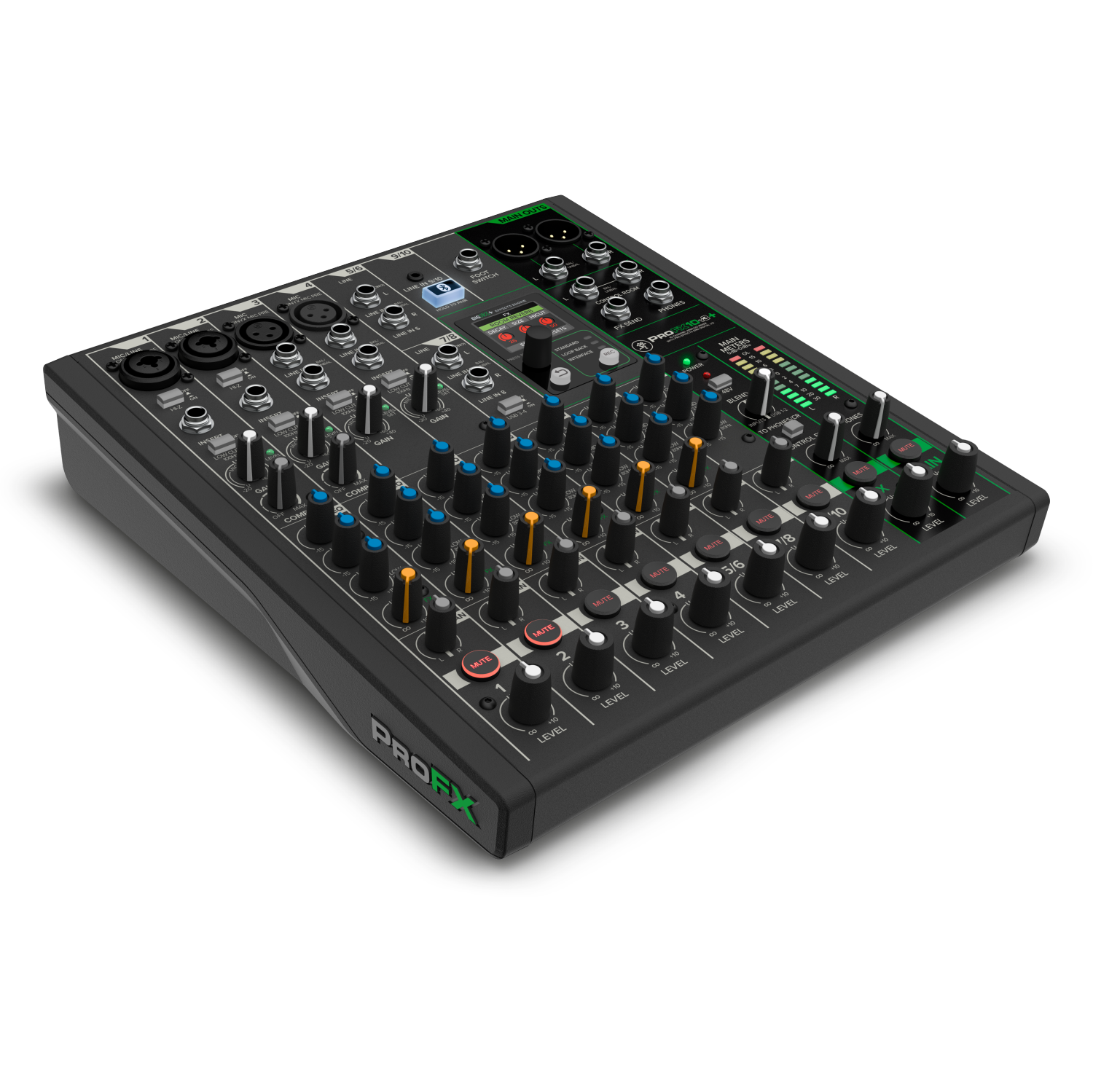 Mackie ProFX10v3+ 10-Channel Professional Effects Mixer with Bluetooth