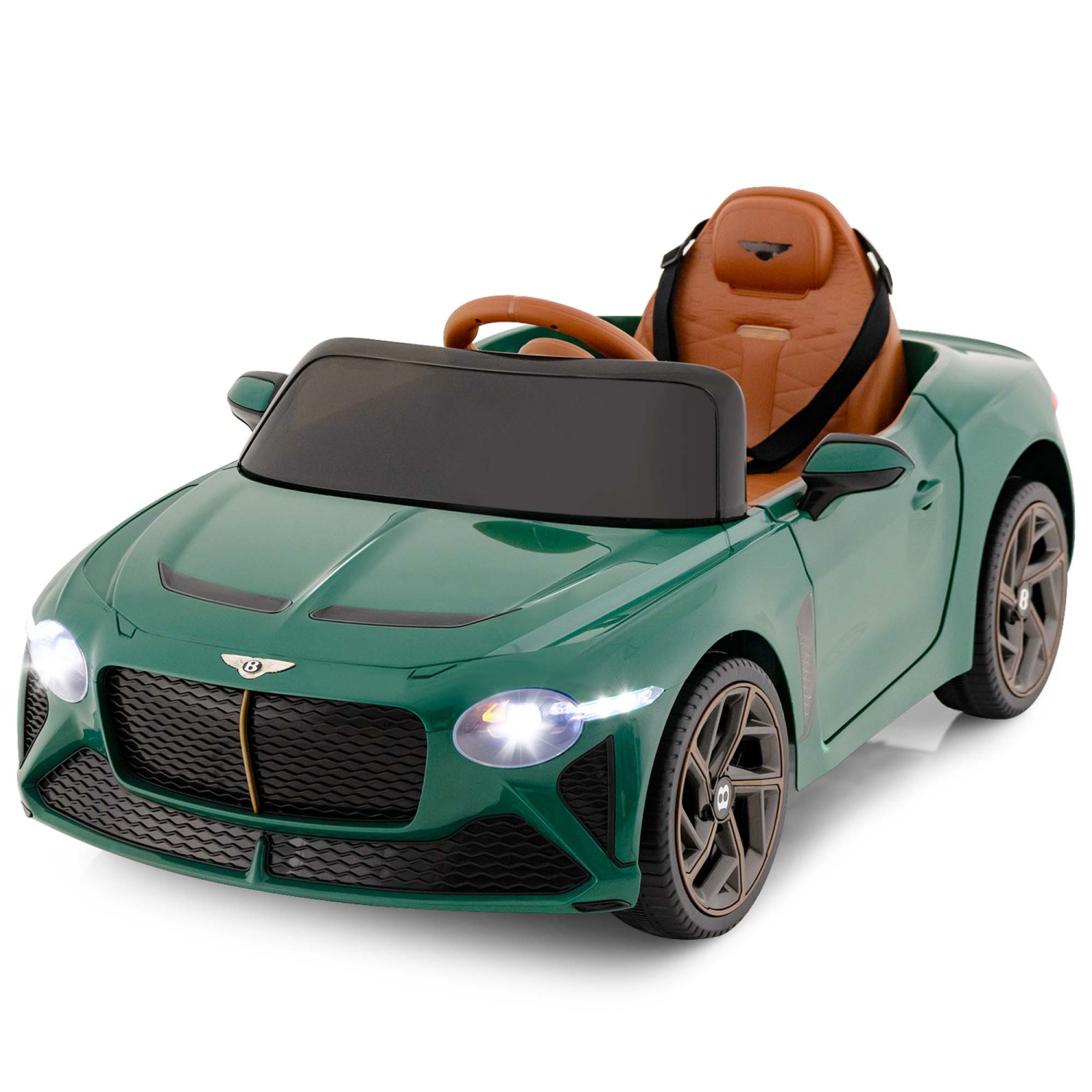 Jouet porteur électrique pour enfants Bentley Bacalar 12&nbsp;V de Costway sous licence avec télécommande