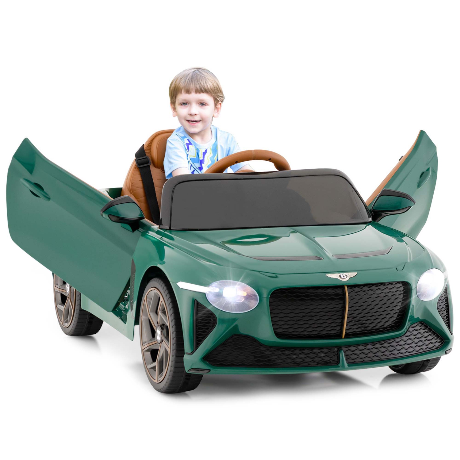 Jouet porteur électrique pour enfants Bentley Bacalar 12&nbsp;V de Costway sous licence avec télécommande