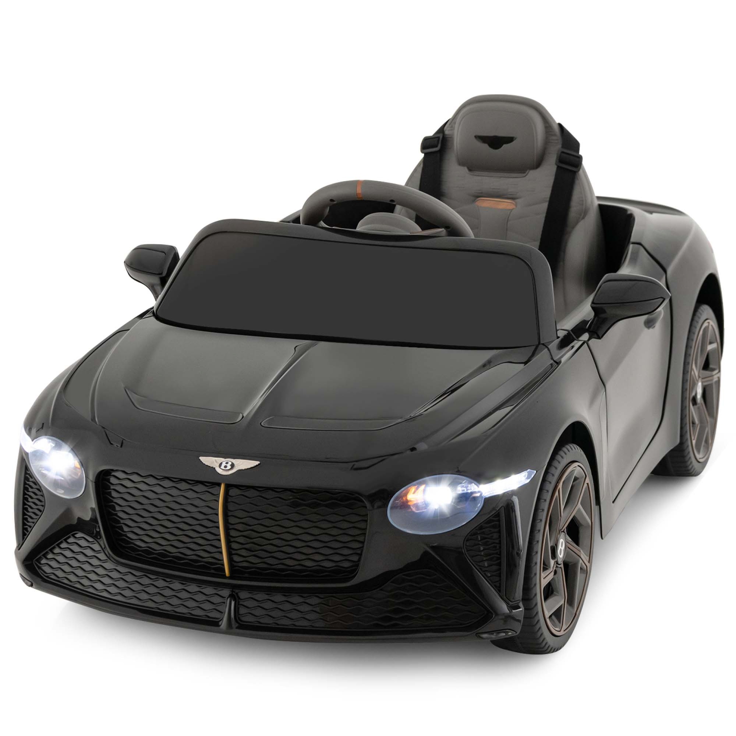 Jouet porteur électrique pour enfants Bentley Bacalar 12&nbsp;V de Costway sous licence avec télécommande