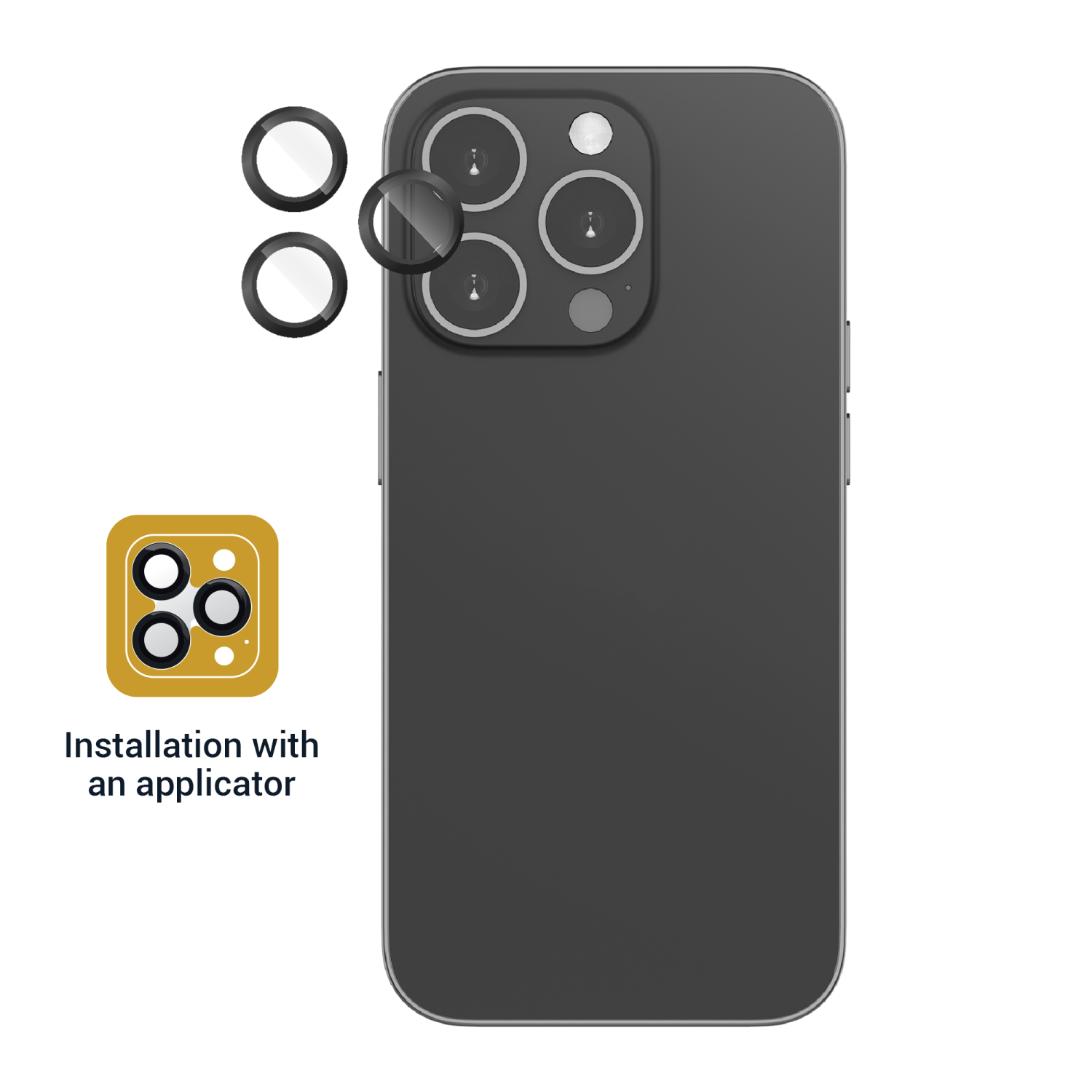 AXS ARMORGlass Pro Camera Lens Protector for Apple iPhone 16 Pro/16 Pro Max/15 Pro/15 Pro Max/14 Pro/14 Pro Max