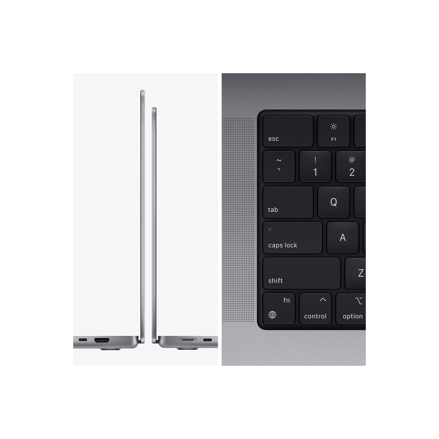 Remis à neuf - MacBook Pro 14 po d'Apple (2021) - Gris cosmique, écran Liquid Retina XDR de 14 po, processeur M1 Pro, 16&nbsp;Go, disque SSD