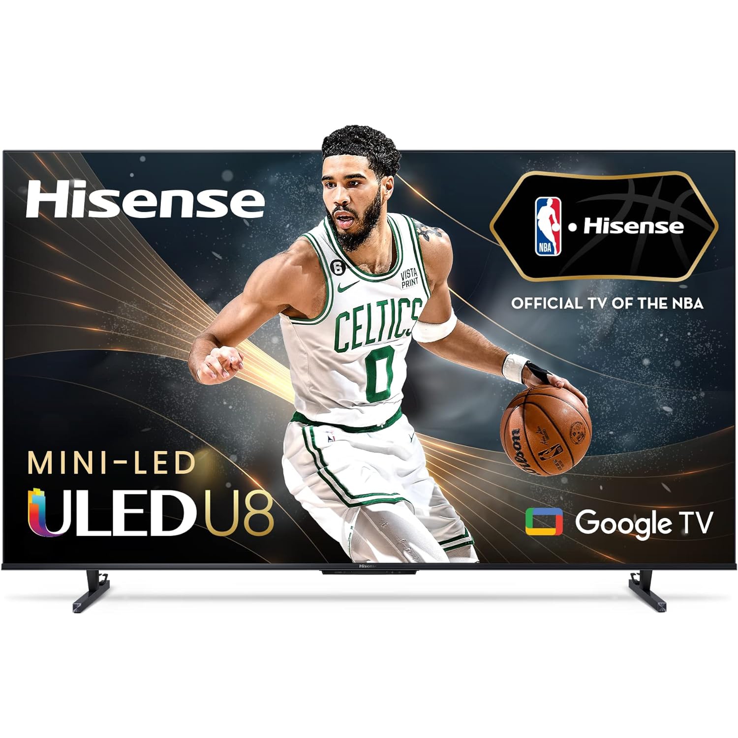 Hisense 55U88KM- 55" Mini-LED Pro 4K ULED 144 Hz Google TV with Quantum Dot Technology, Dolby Vision Atmos, IMAX Enhanced, Gaming Smart TV with HDR10, HDR10+, HLG (Canada Model)