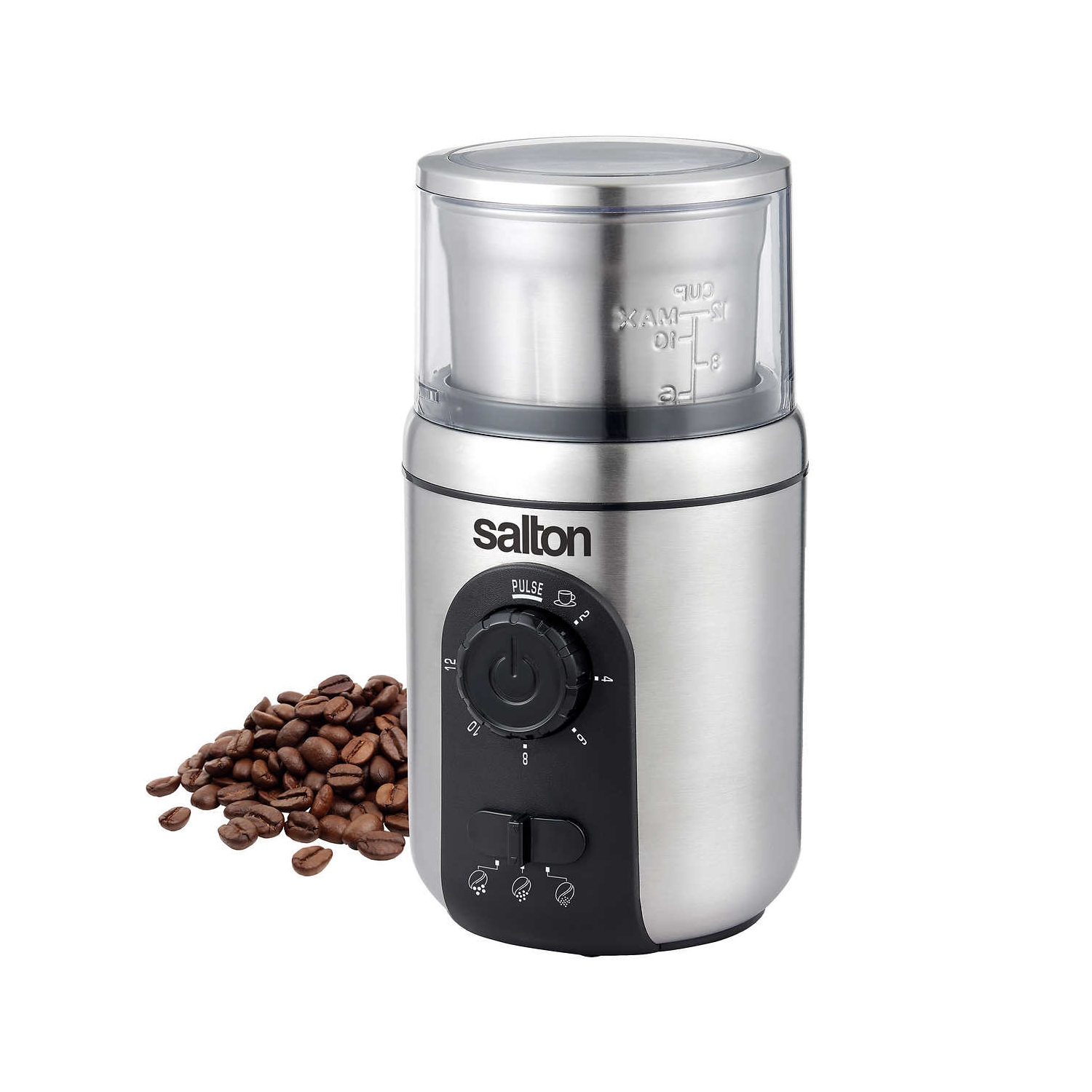Salton Stainless Steel Smart Coffee Grinder