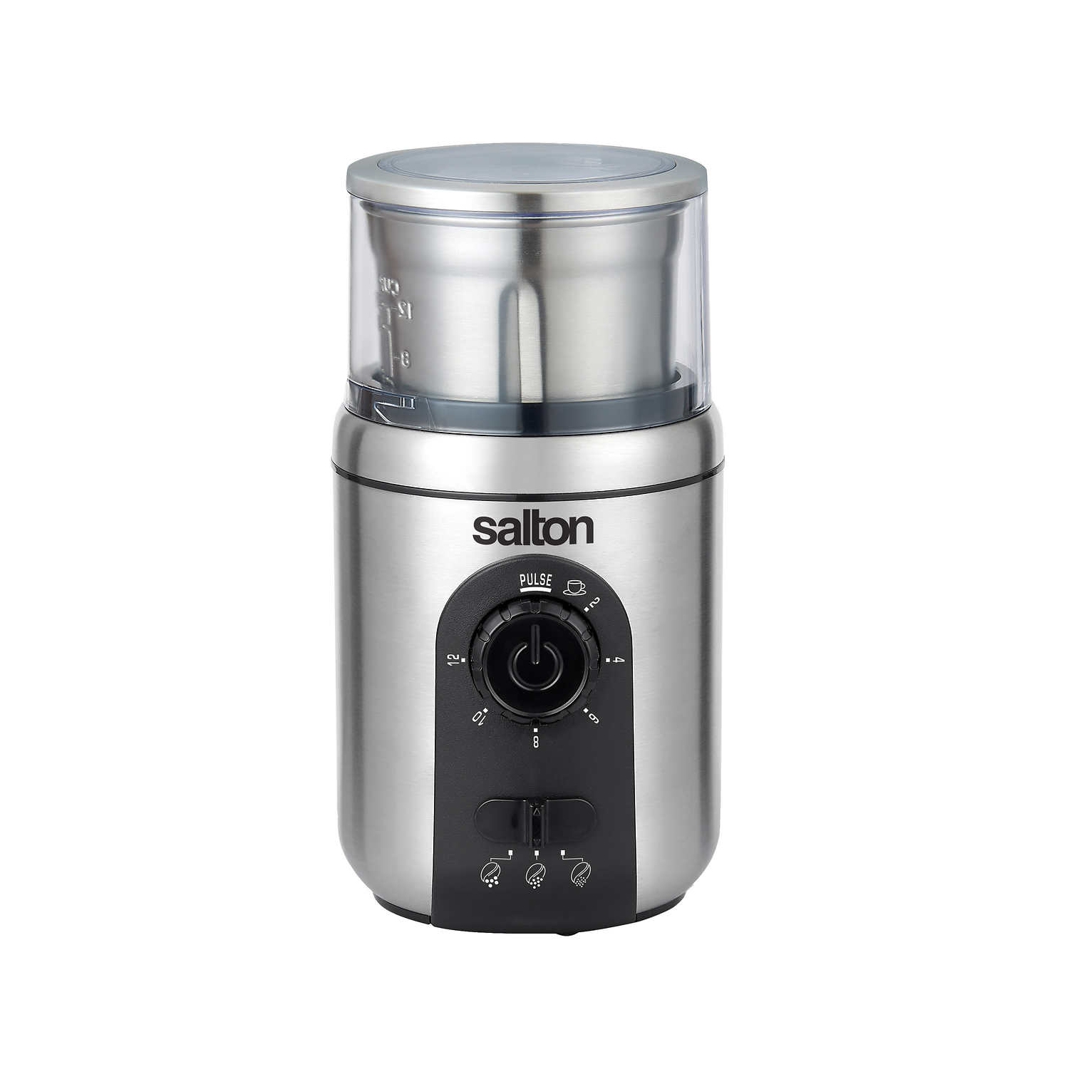 Salton Stainless Steel Smart Coffee Grinder
