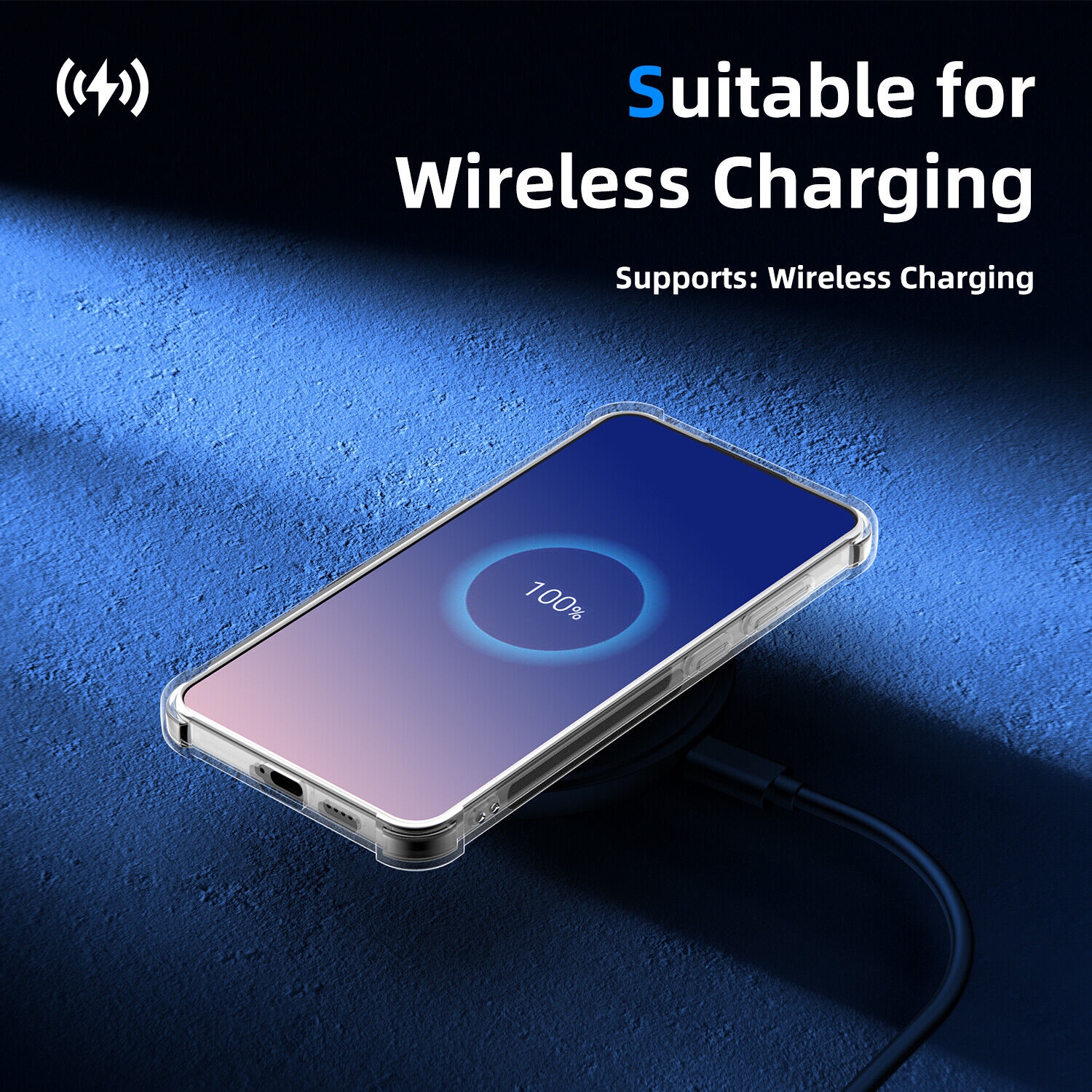 [CS] Ultra Thin Soft TPU Bumper Case Back Cover for Samsung Galaxy S25 Plus / S24 Plus, Clear