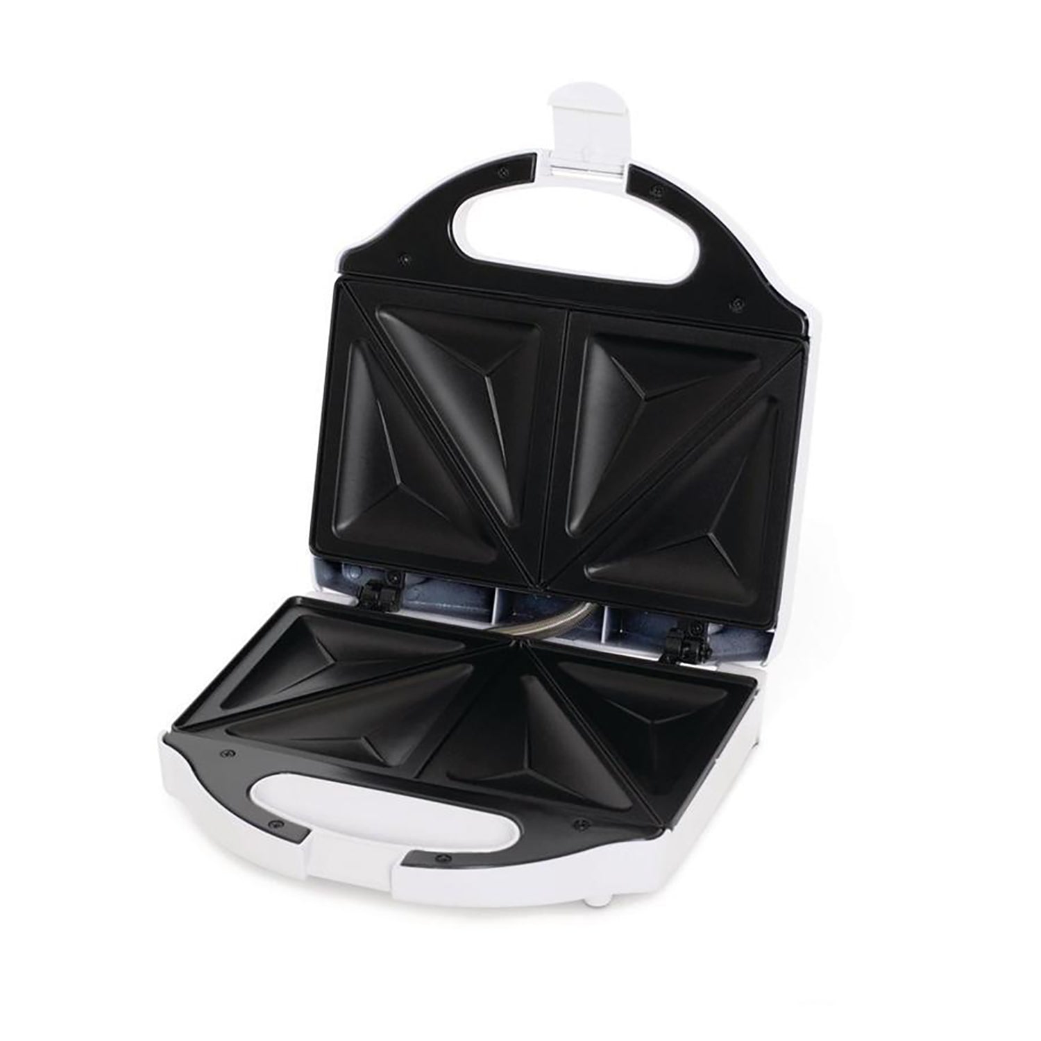 Salton Essentials - Sandwich Grill with Non-Stick Surface, White