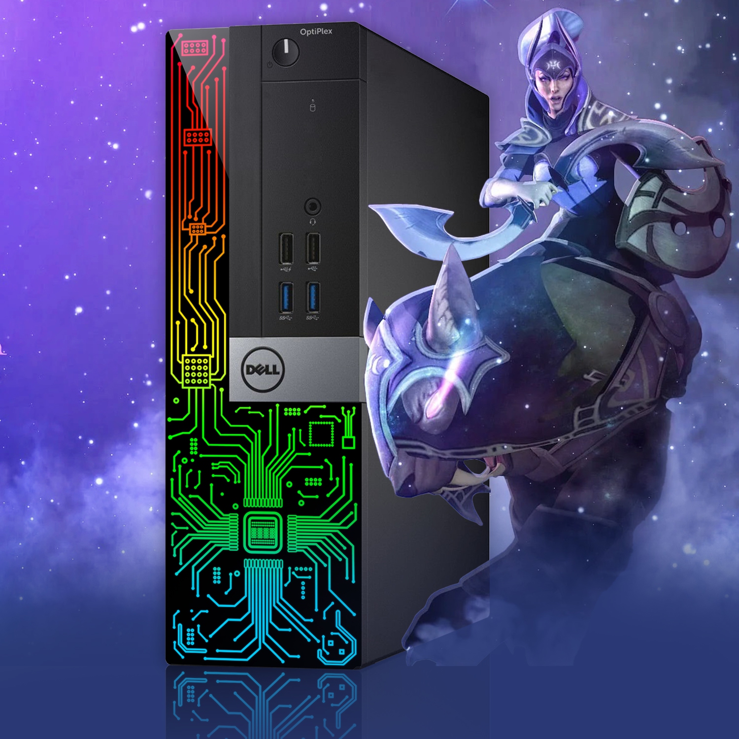 Refurbished - Dell OptiPlex 5060 RGB Desktop Computer - GT 730 2GB | Intel i5-8500 Six Core (4.1GHz Turbo) | 32GB DDR4 RAM | 1TB SSD | WiFi +