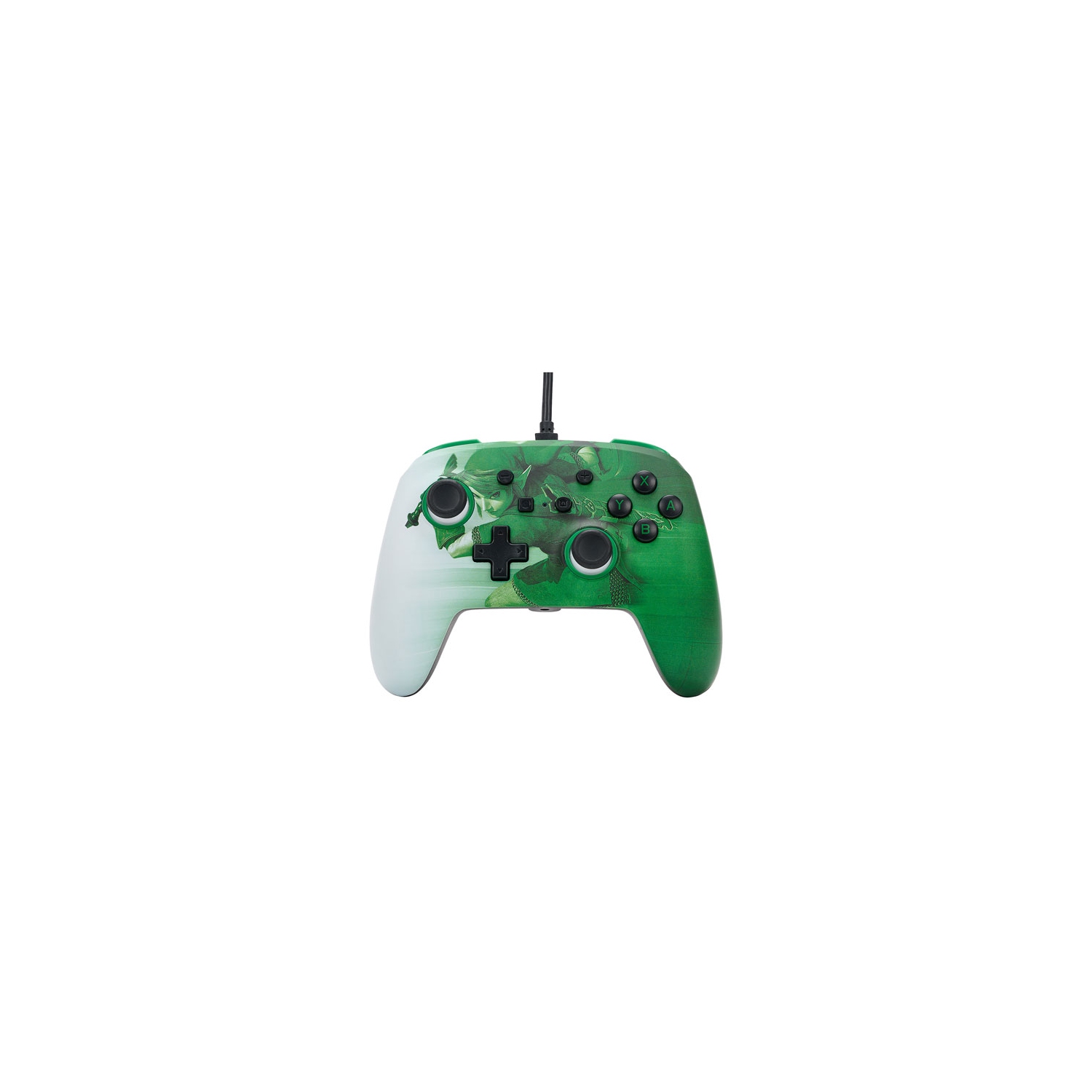Refurbished (Good) PowerA Zelda Heroic Link Enhanced Wired Controller for Switch - Green