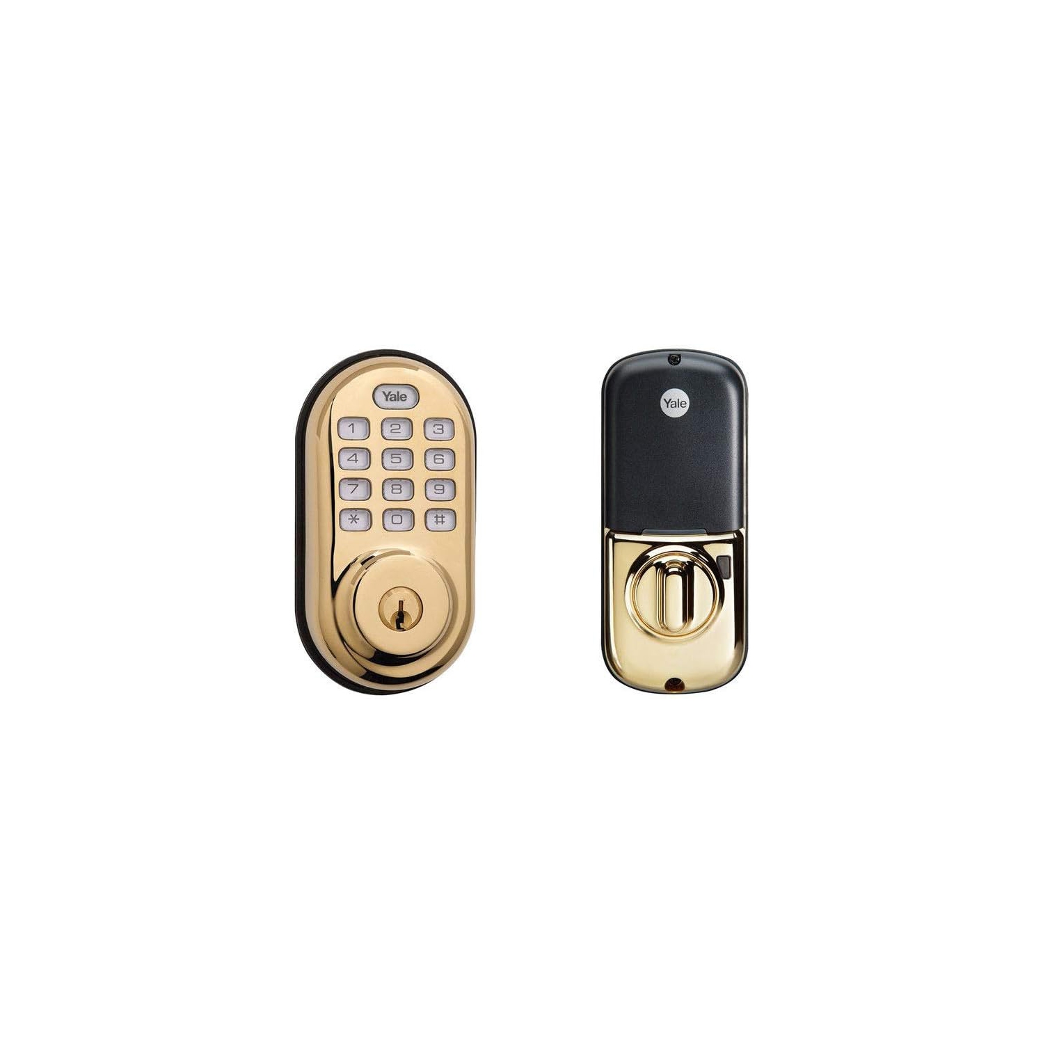 Yale YRD210-ZW-605 Real Living Electronic Push Button Deadbolt
