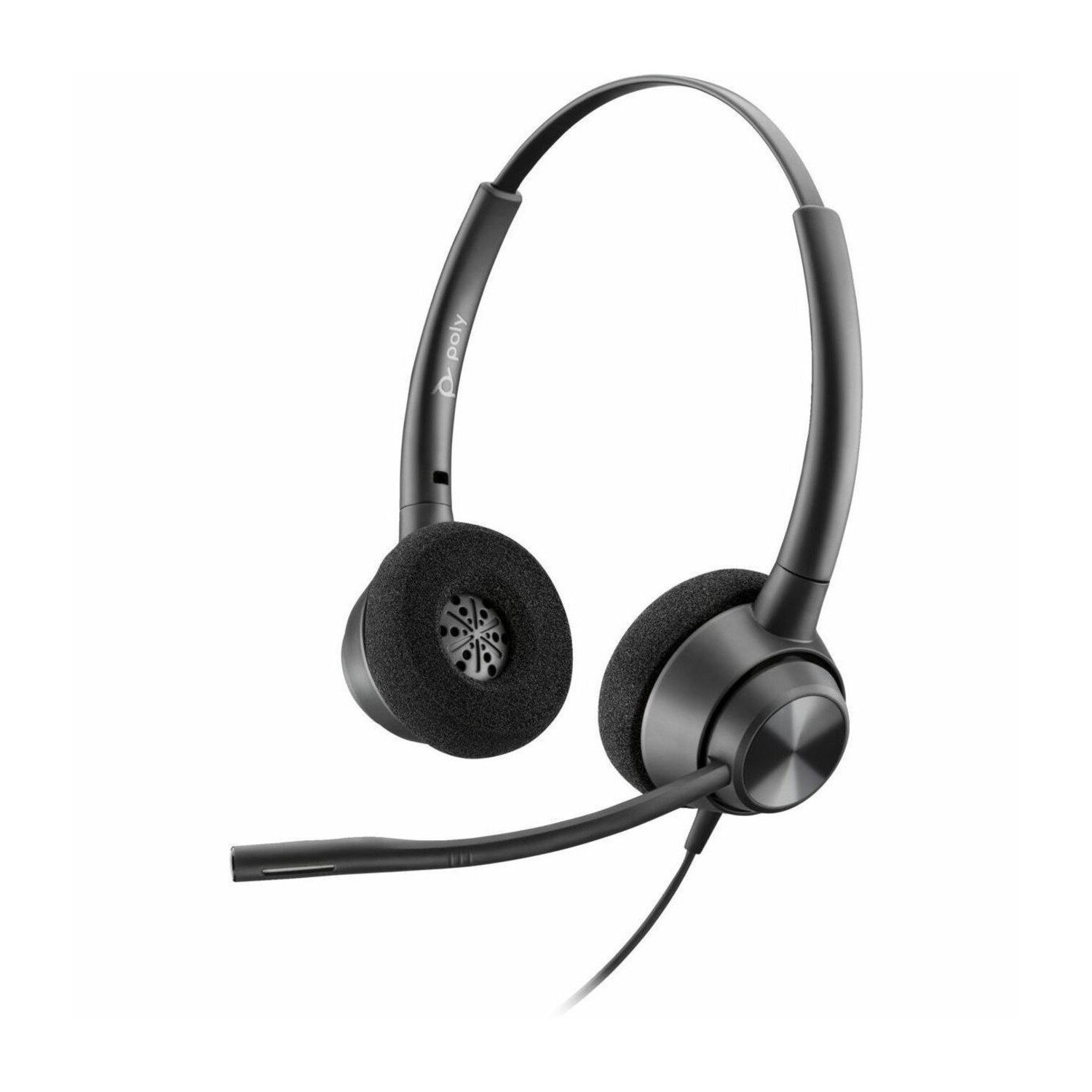 HP Poly EncorePro 320 On-Ear Noise Cancelling Headset - Black