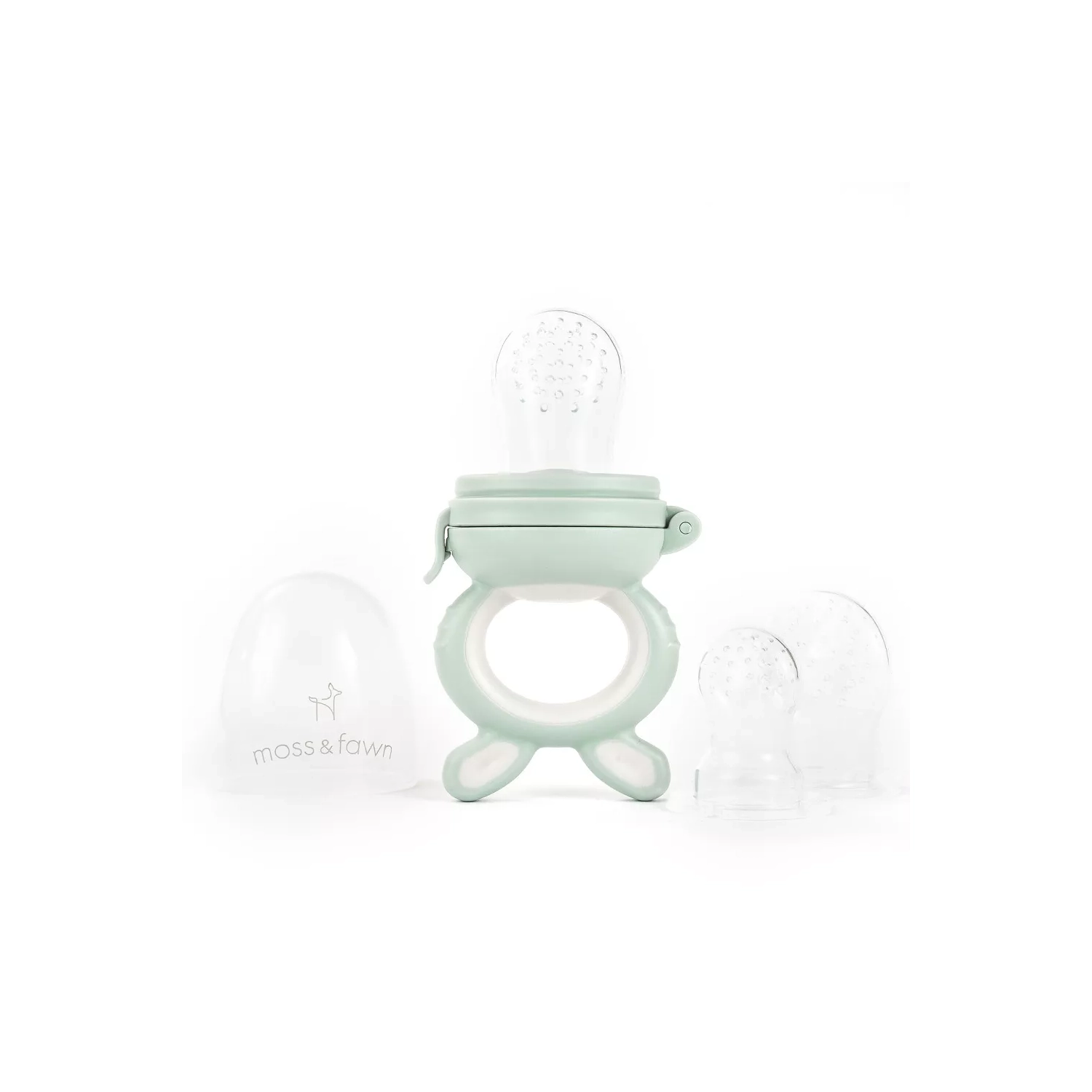 Moss and Fawn Silicone Forage Feeder - fern