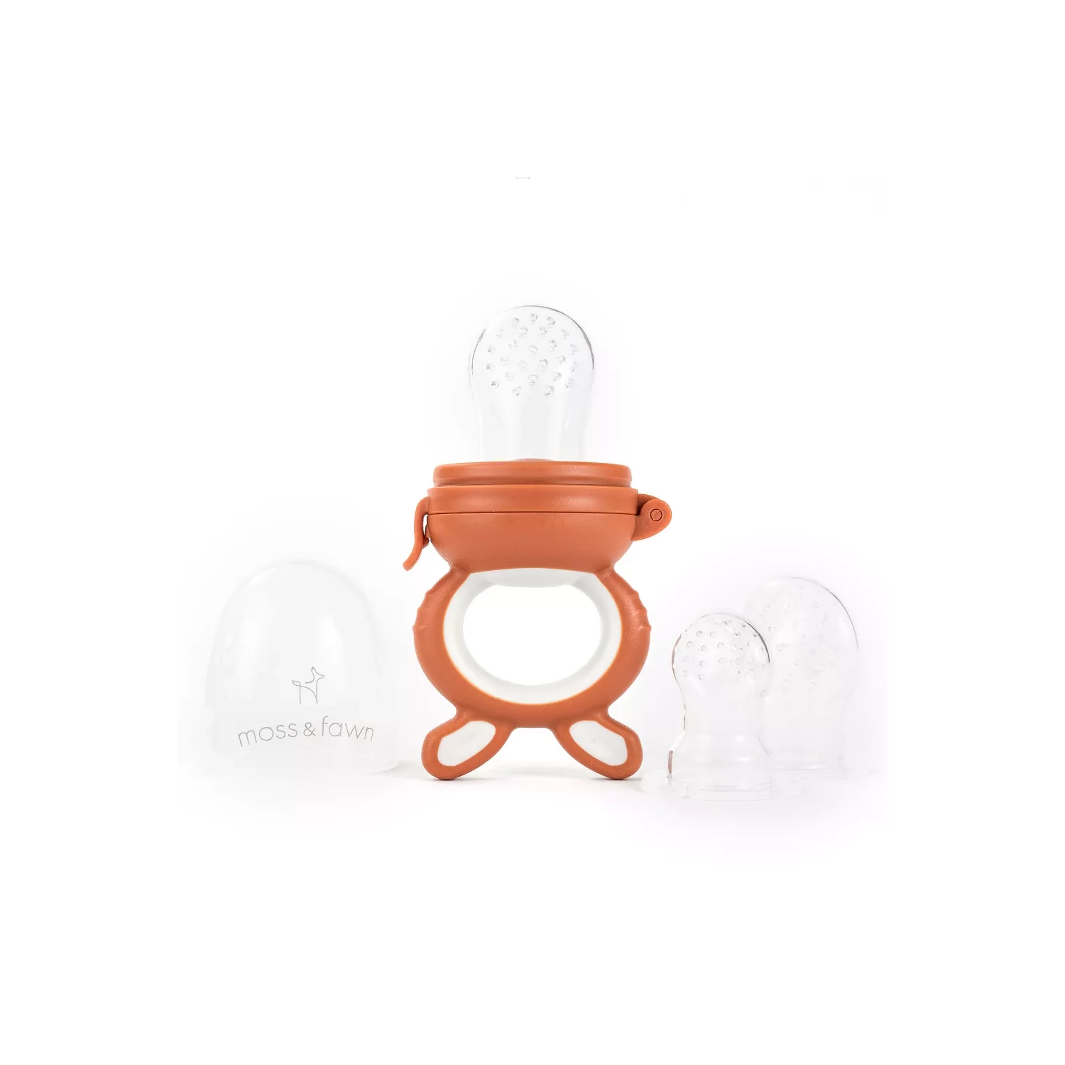 Moss and Fawn Silicone Forage Feeder - Terracota