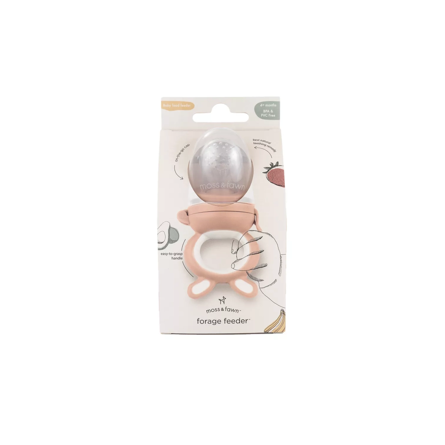 Moss and Fawn Silicone Forage Feeder - bloom