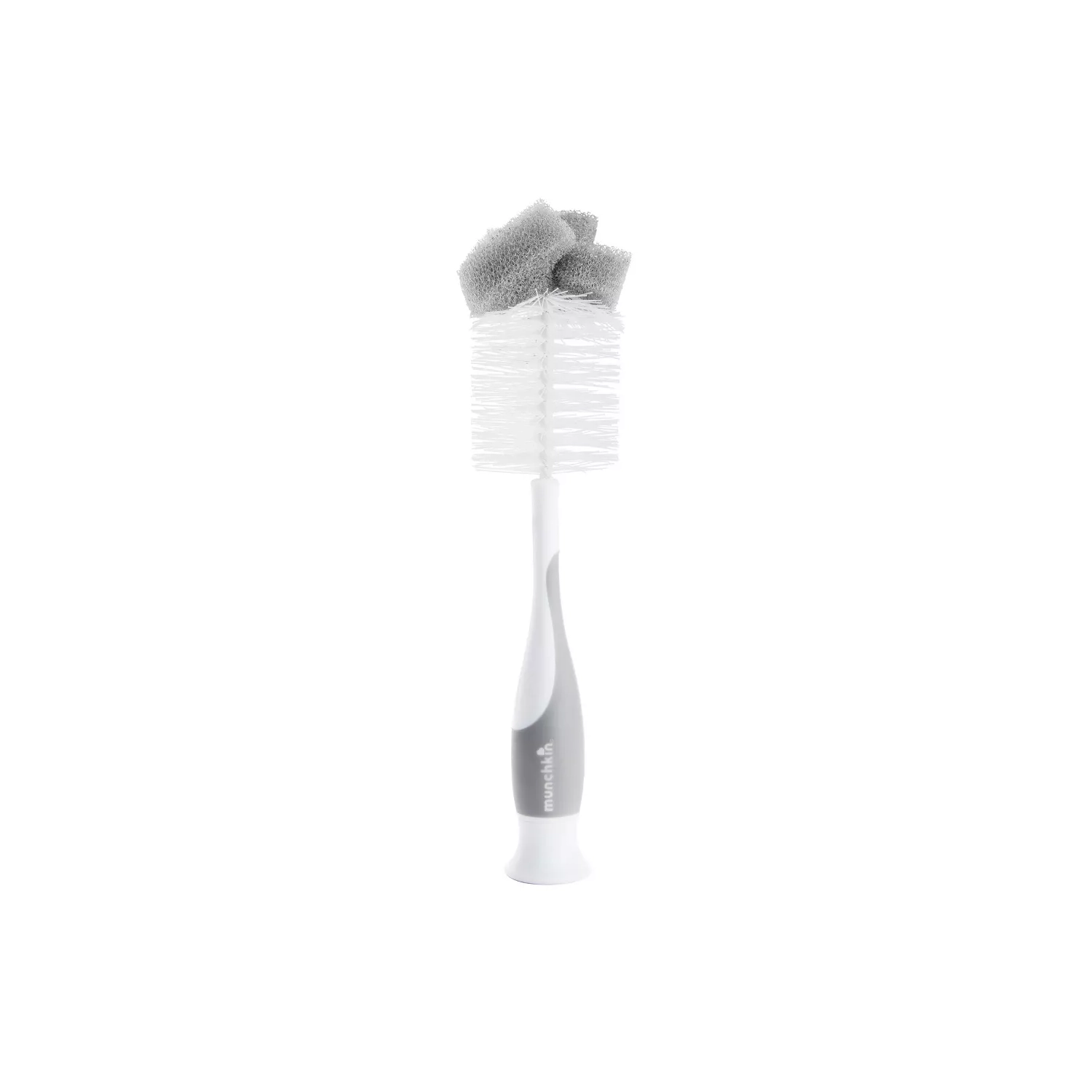 Brosse à biberon spongieuse de Munchkin - Gris