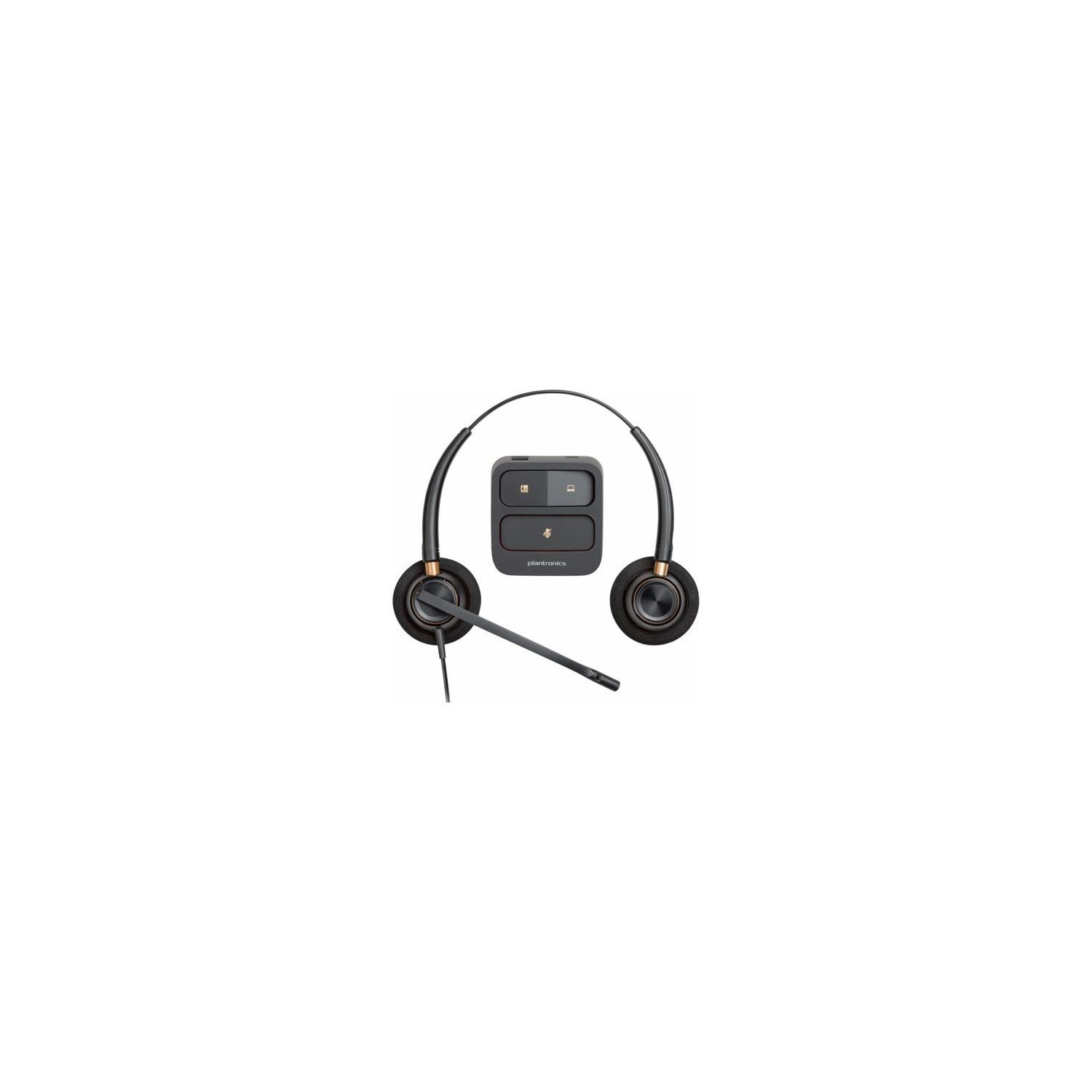 HP Poly EncorePro 520 On-Ear Noise Cancelling Headset - Black