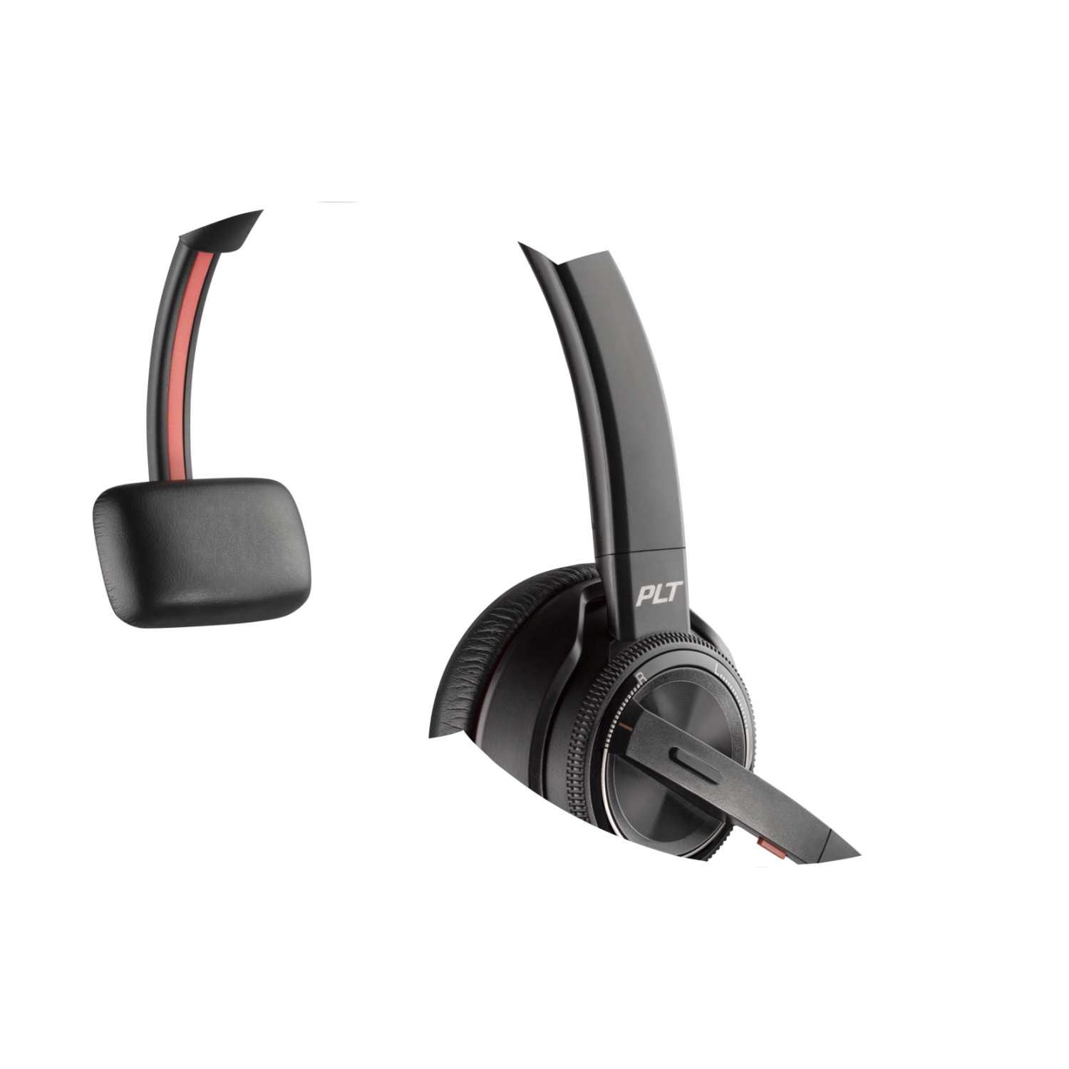 HP Poly Savi 8210 On-Ear Noise Cancelling Truly Wireless Bluetooth Headset - Black