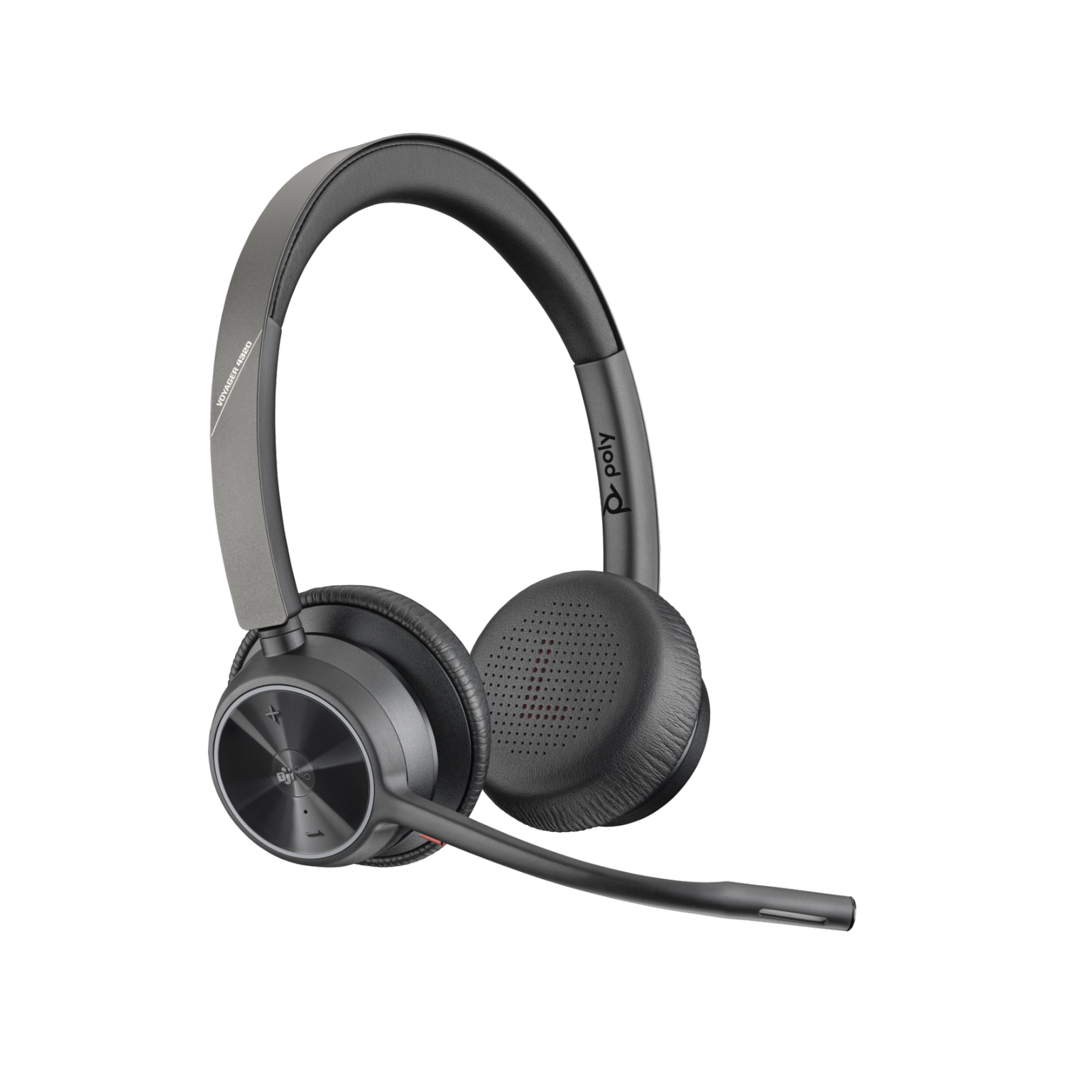 HP Poly Voyager 4320-M On-Ear Noise Cancelling Bluetooth Headset - Black