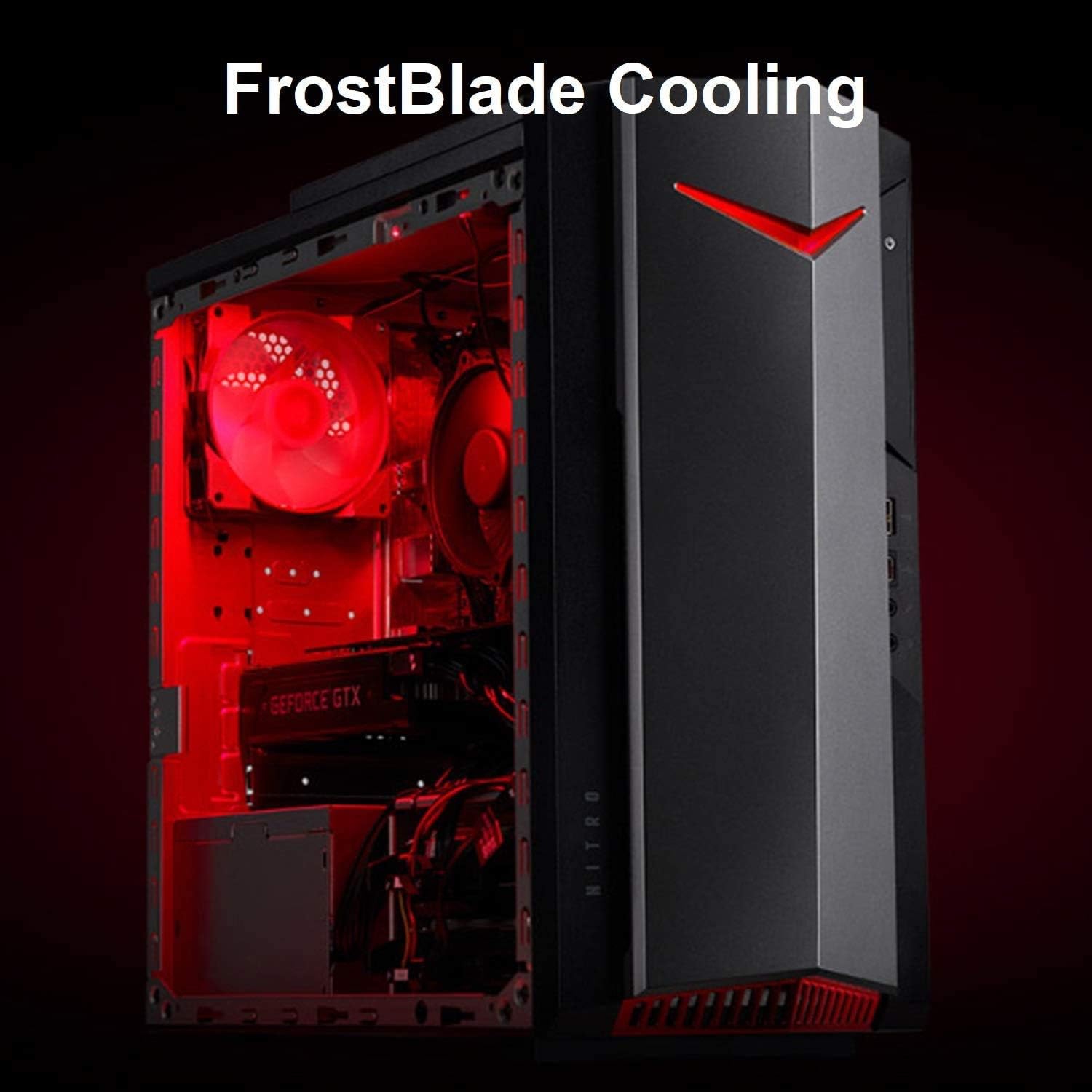 Ordinateur de jeu Nitro 50 d'Acer avec processeur i7-12700F de 12th génération d'Intel| mémoire vive de 16G Go | disque SSD de 1TB Go | RTX3060 |