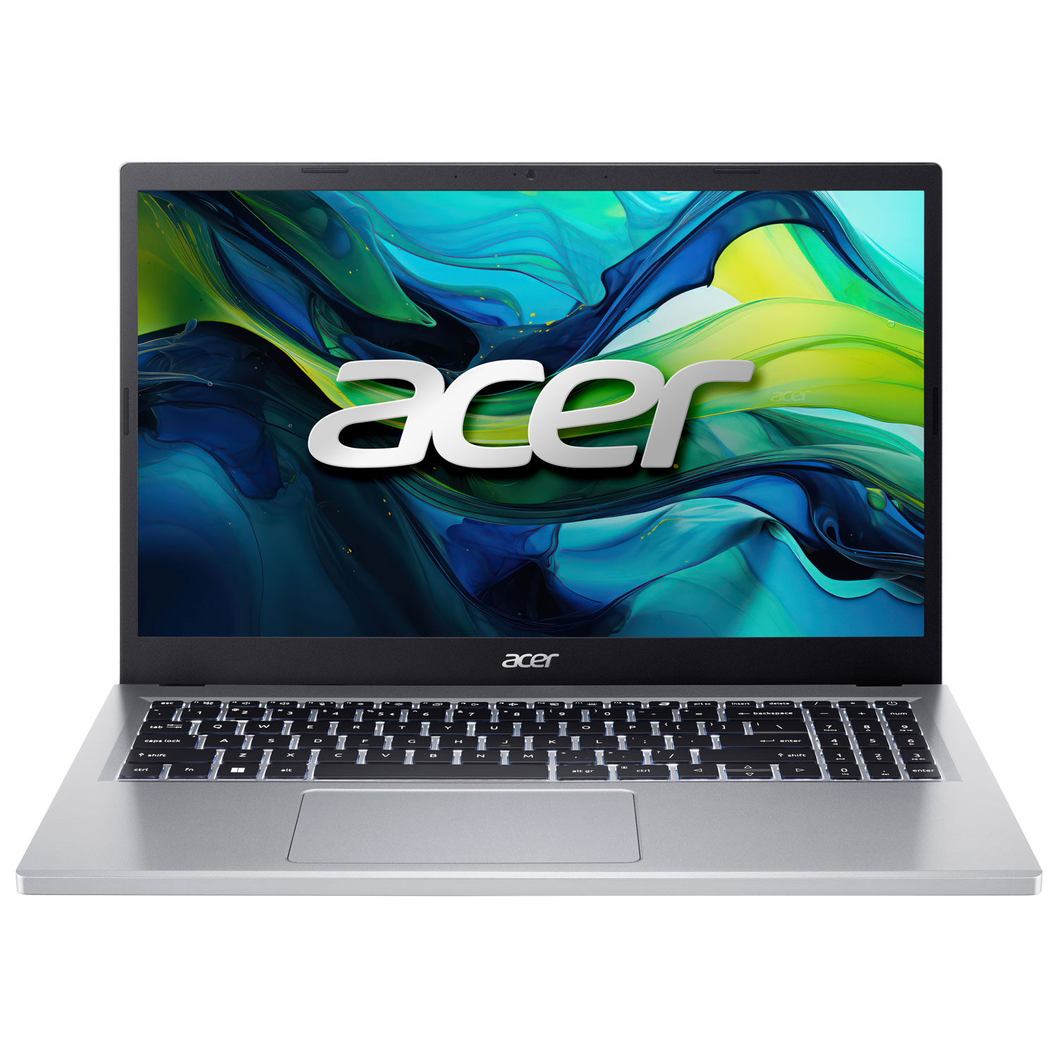 Acer Aspire Go 15.6" Laptop - Silver (Intel N100/128GB SSD/4GB RAM/Windows 11)