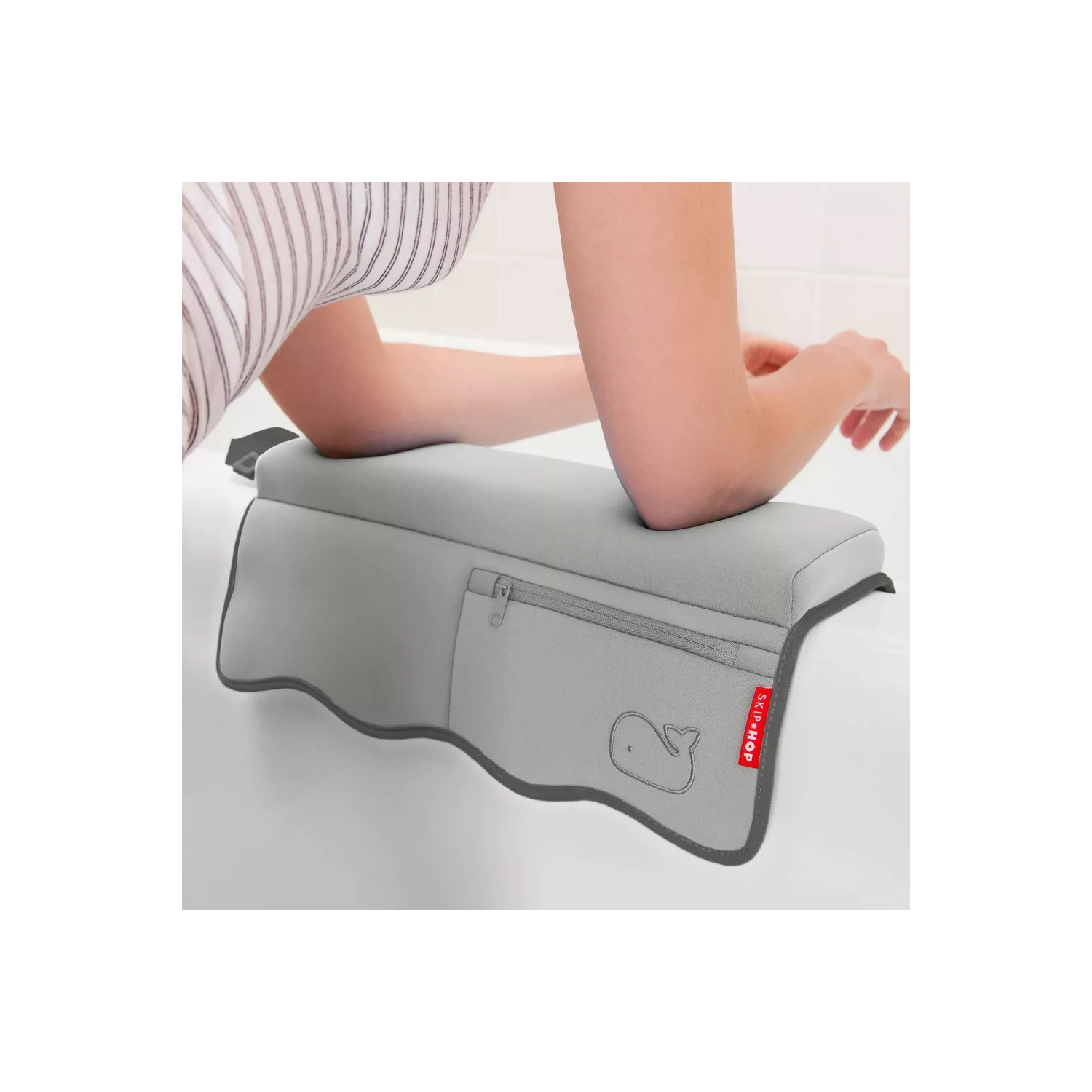 Skip Hop Moby Baby Bath Set with Four Bathtime Essentials - Gray - 4pk