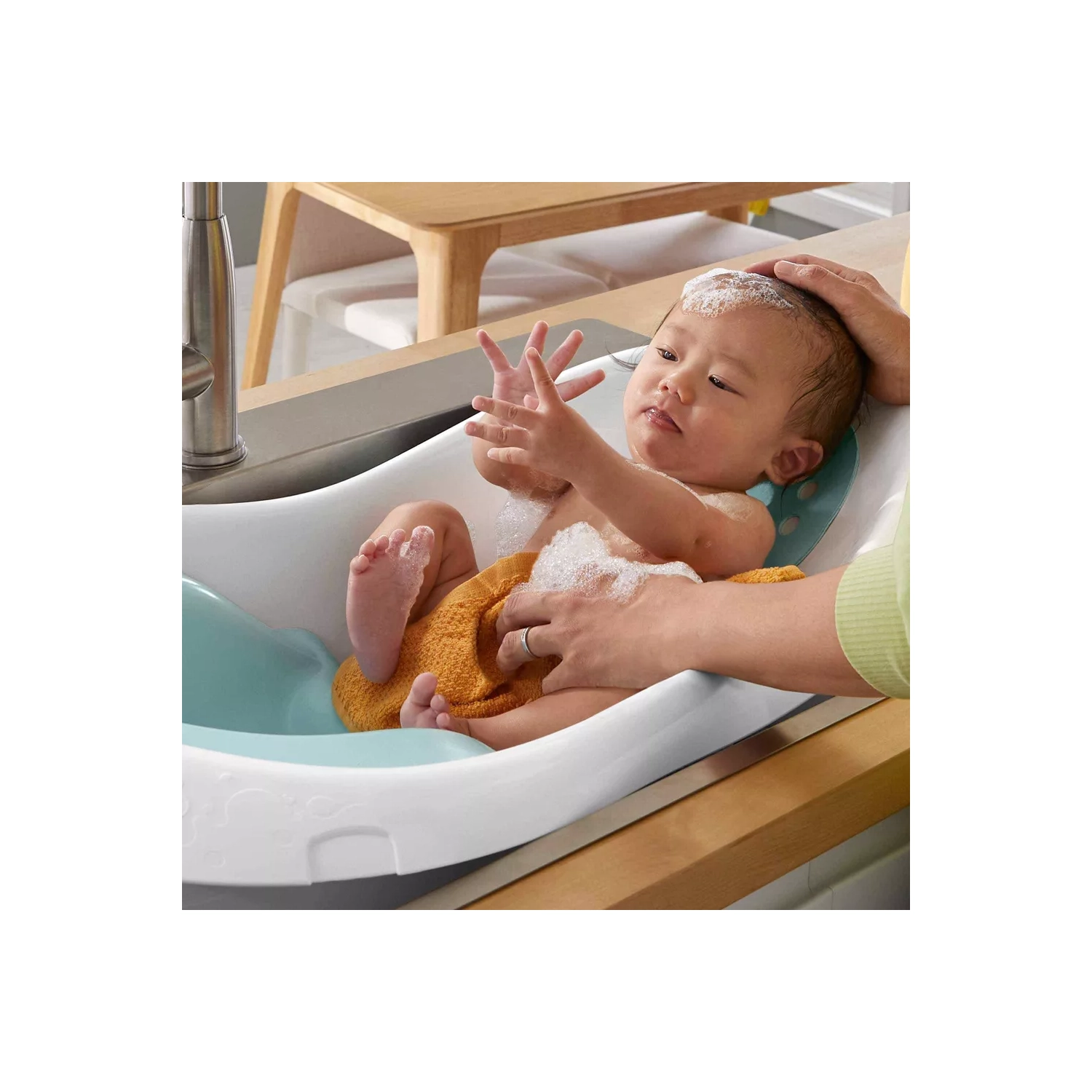 Fisher-Price 4-in-1 Sling 'n Seat Tub - White/Blue