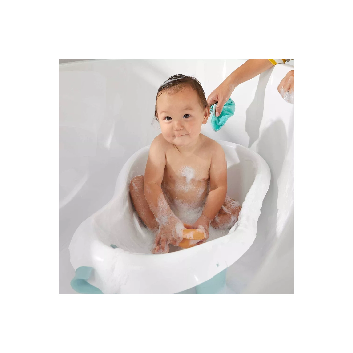 Fisher-Price 4-in-1 Sling 'n Seat Tub - White/Blue