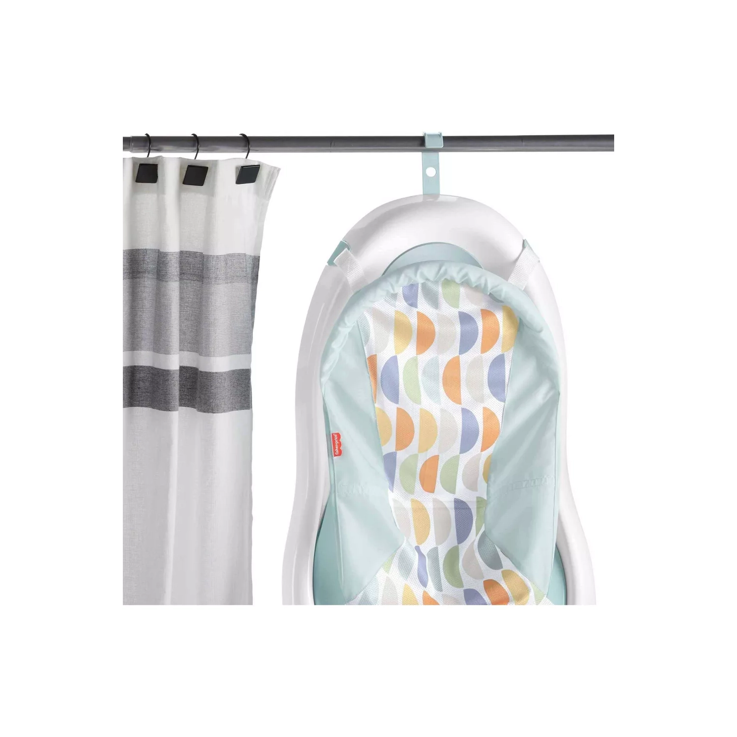 Fisher-Price 4-in-1 Sling 'n Seat Tub - White/Blue