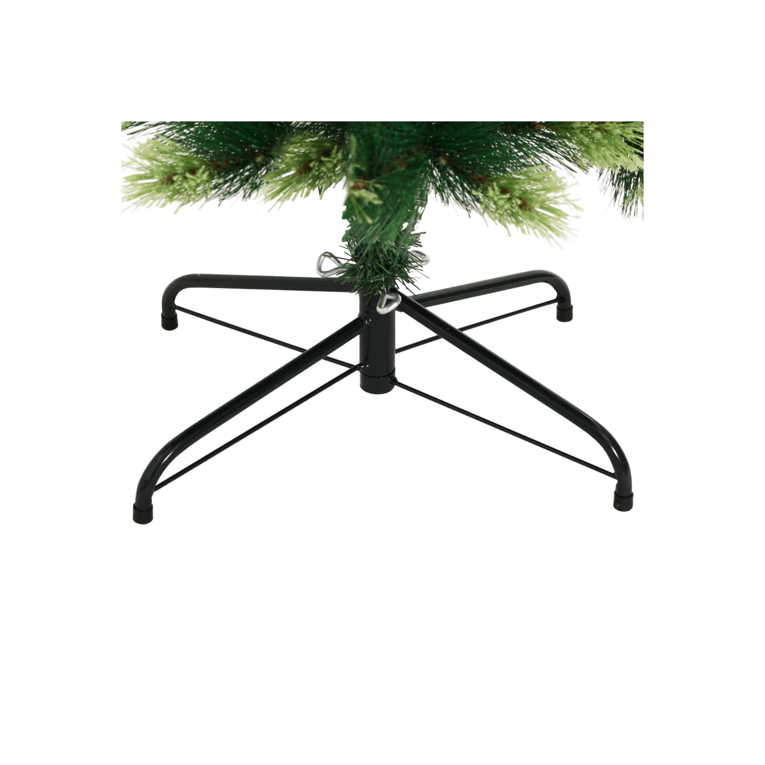 vidaXL Artificial Hinged Christmas Tree with Stand 150 cm