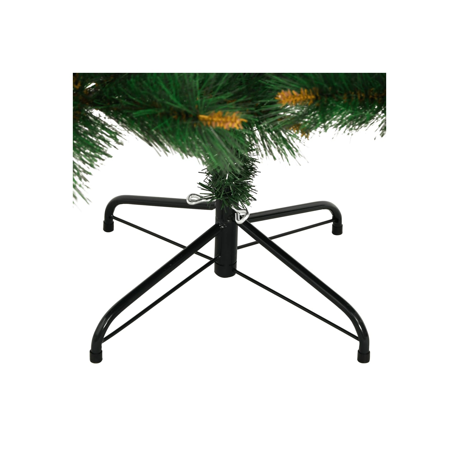 vidaXL Artificial Hinged Christmas Tree with Stand 150 cm