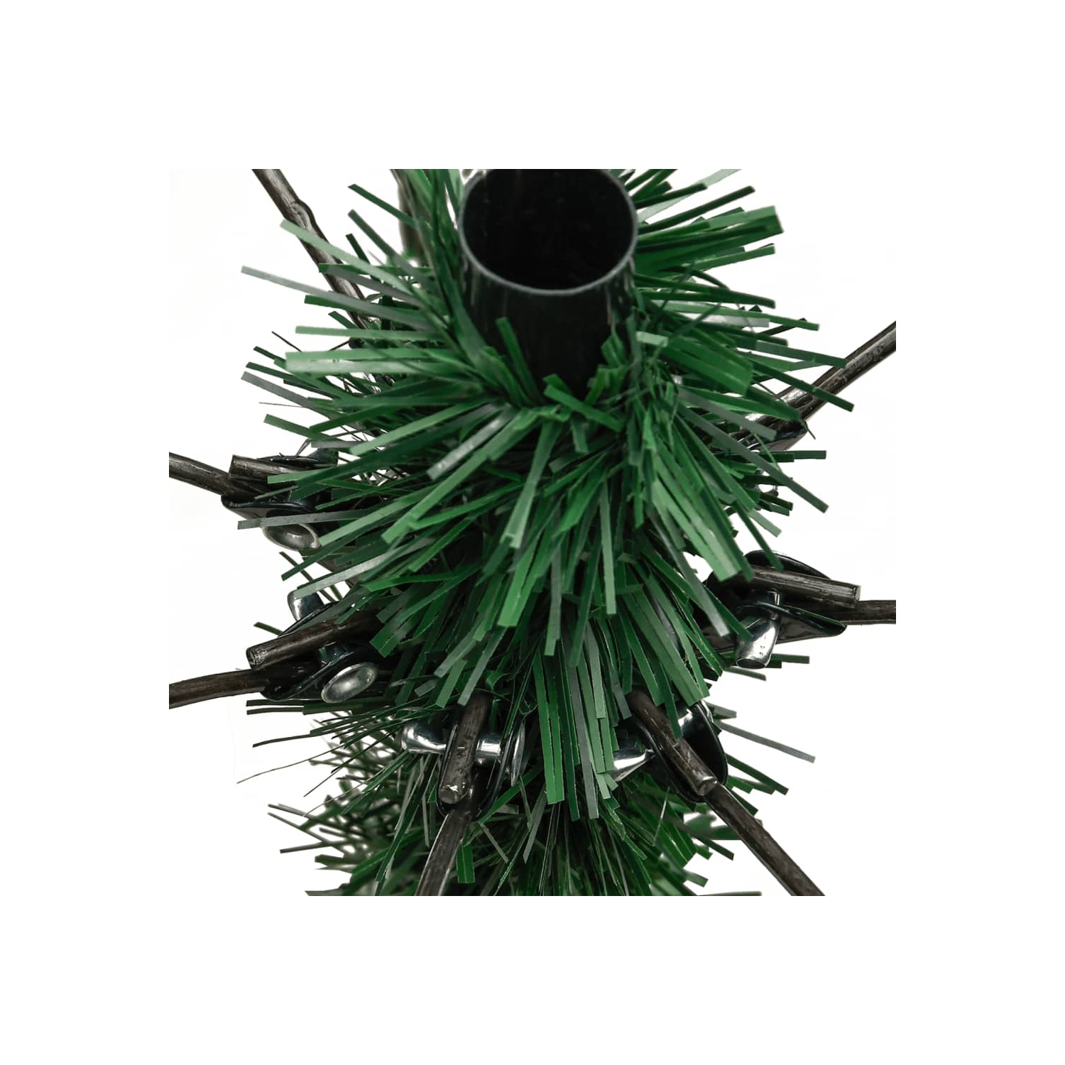 vidaXL Artificial Hinged Christmas Tree with Stand 150 cm