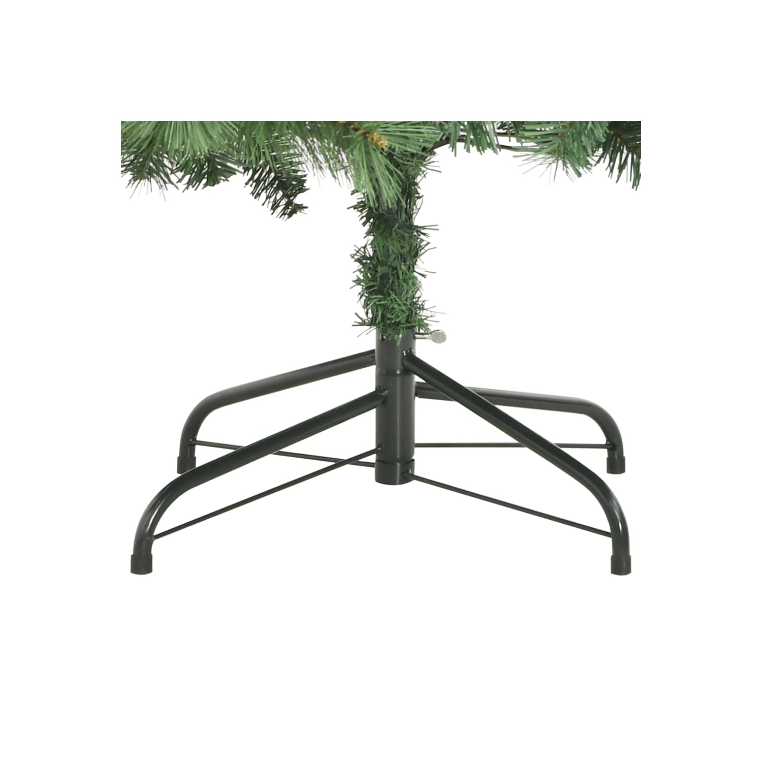 vidaXL Artificial Hinged Christmas Tree with Cones and Berries 210 cm